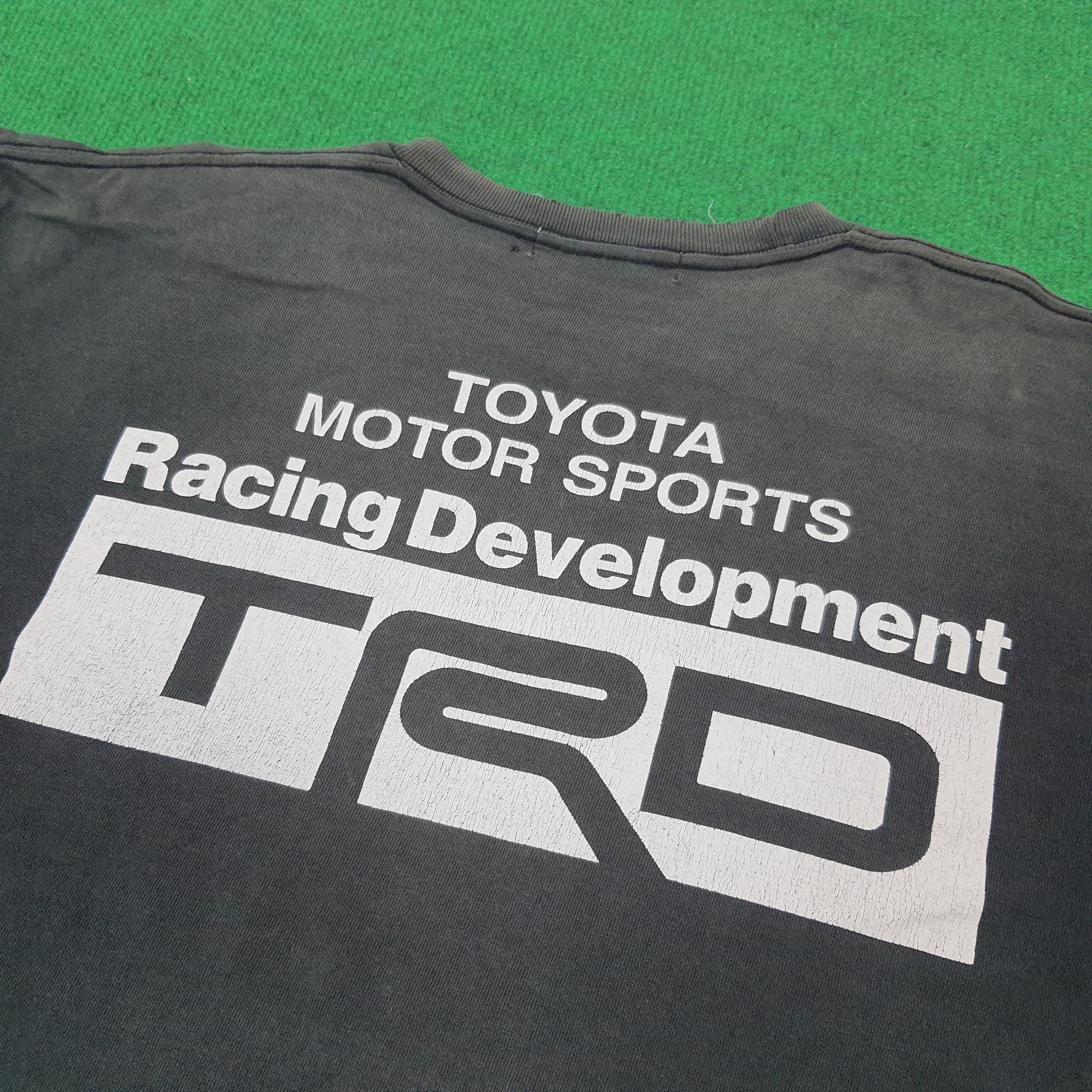 Japanese Brand × Vintage Vintage TRD Toyota Racing Team Japan Motorsports Tshirt Size US L / EU 52-54 / 3 - 2 Thumbnail