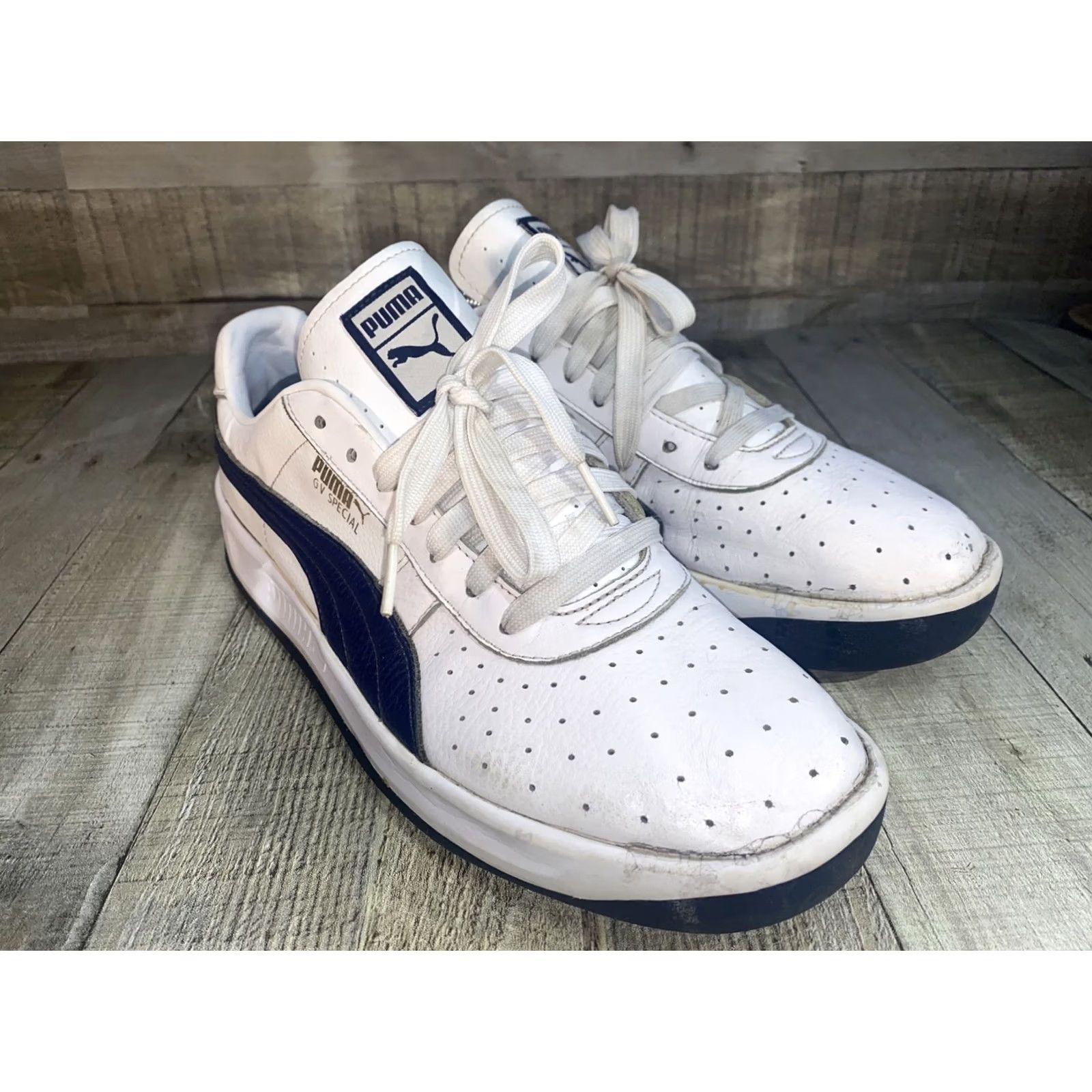 Puma MENS PUMA GV SPECIAL SHOE 366613-06 PUMA WHITE/ PEACOAT 11.5 Size US L / EU 52-54 / 3 - 2 Thumbnail