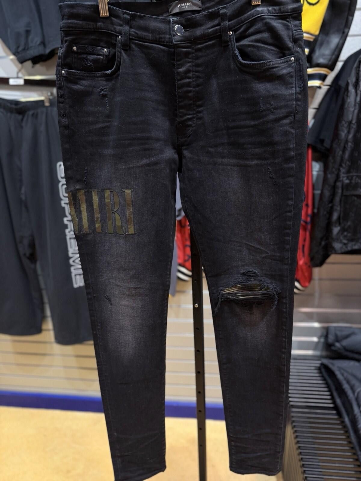 Amiri Size 36 - Amiri Black Green Jeans 100% Authentic Size US 36 / EU 52 - 5 Thumbnail