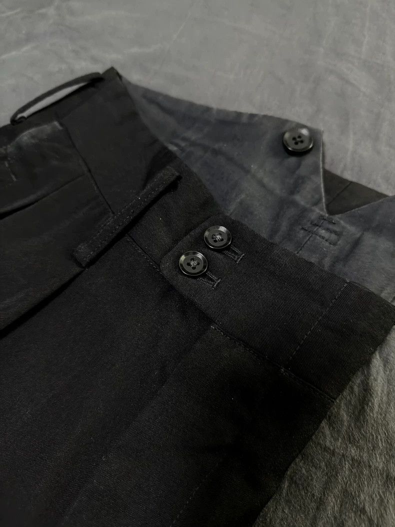 Yohji Yamamoto Yohji Yamamoto size 2 16ss mainline silk raw-trimmed wool g Size US 28 / EU 44 - 1 Thumbnail