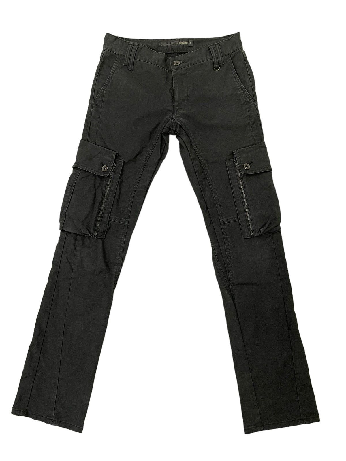 Japanese Brand Cargo Skinny Schlussel Japan Stretch Goth 6🟦7 Size US 28 / EU 44 - 1 Thumbnail