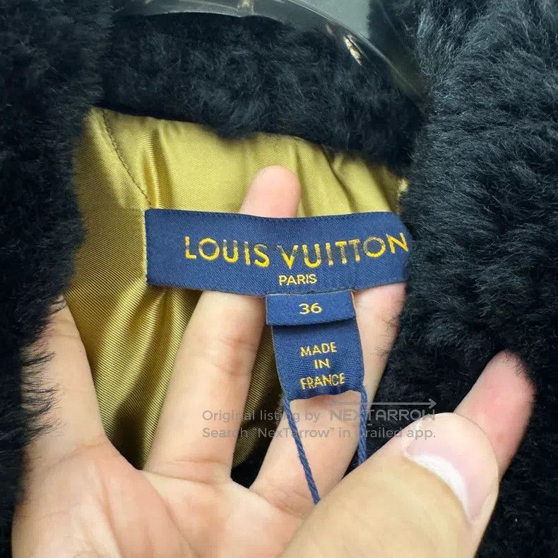 Louis Vuitton Louis Vuitton Black cocoon-shaped wool cotton-padded jacke Size XS / US 0-2 / IT 36-38 - 3 Thumbnail