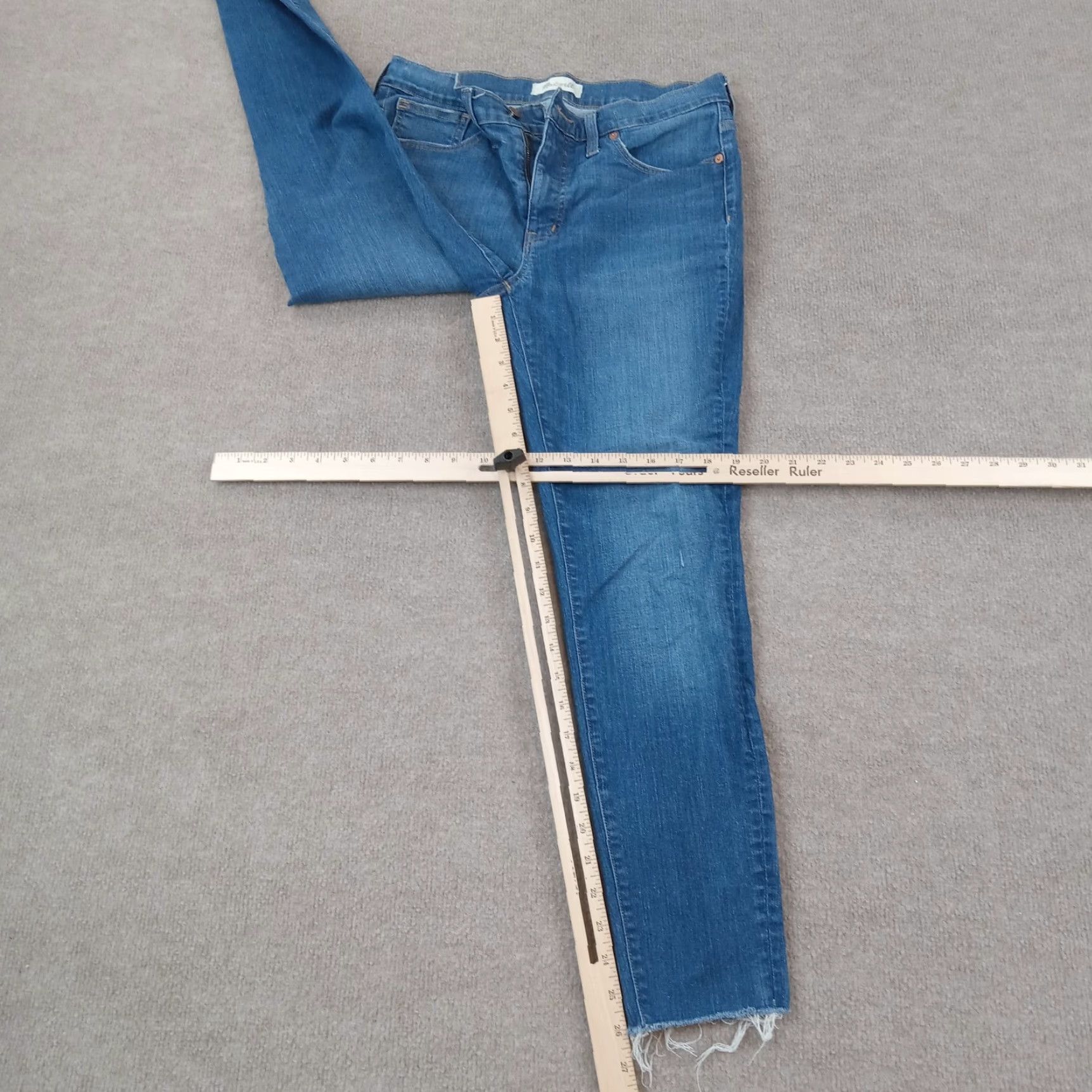Madewell Madewell Skinny Jeans Women's Size 29 Blue Denim Mid Rise Stretch 30x26 Size 30" / US 8 / IT 44 - 2 Thumbnail