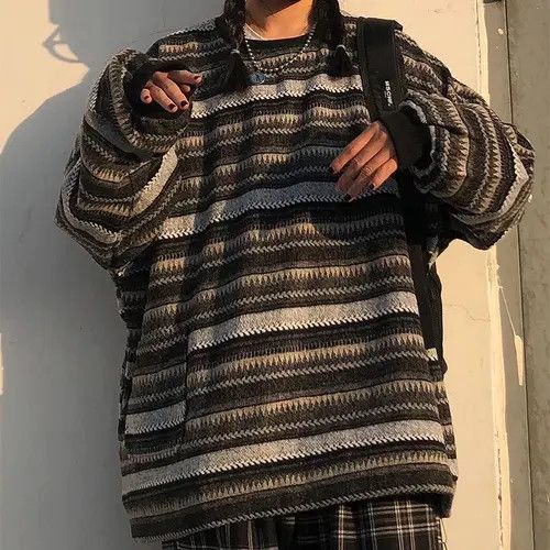 VIBE Striped Oversize Pullovers Size ONE SIZE - 3 Thumbnail