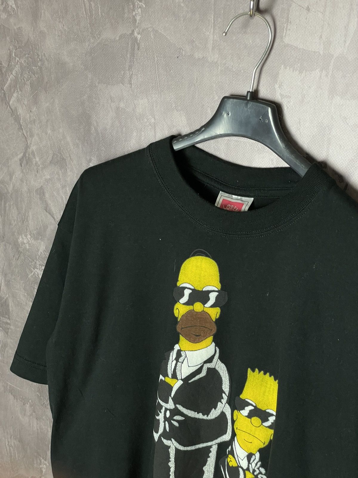 The Simpsons × Vintage Vintage the Simpsons t-shirt Men in Black MIB (Bart Sesame Size US L / EU 52-54 / 3 - 6 Thumbnail