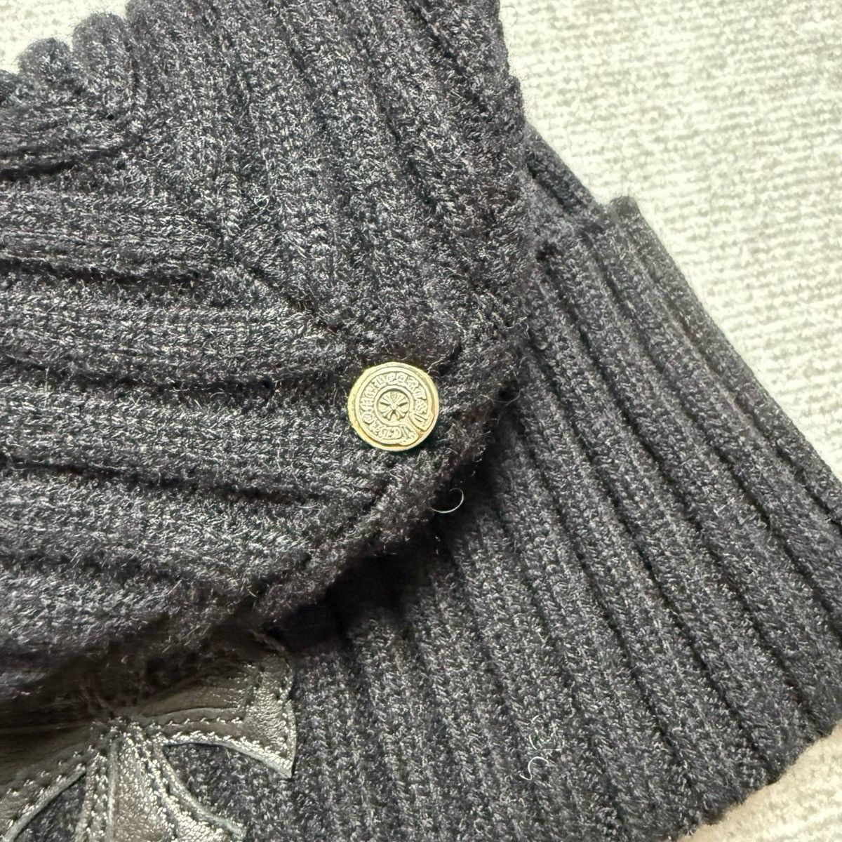 Chrome Hearts Chrome Hearts Cross Patch Cashmere Beanie Size ONE SIZE - 3 Thumbnail