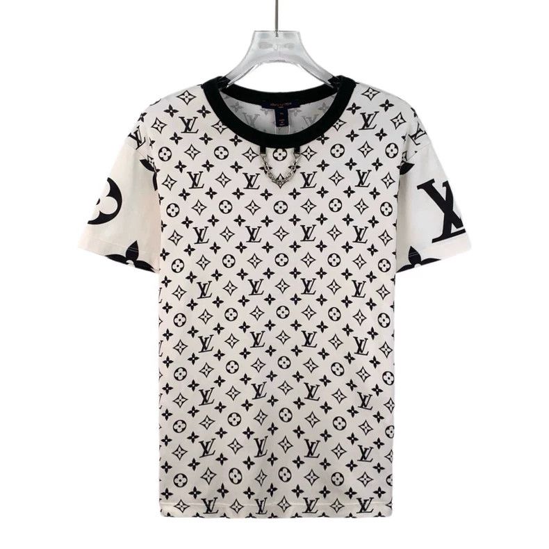 Louis Vuitton Louis Vuitton White logo presbyopic full print cotton roun Size XS / US 0-2 / IT 36-38 - 1 Thumbnail