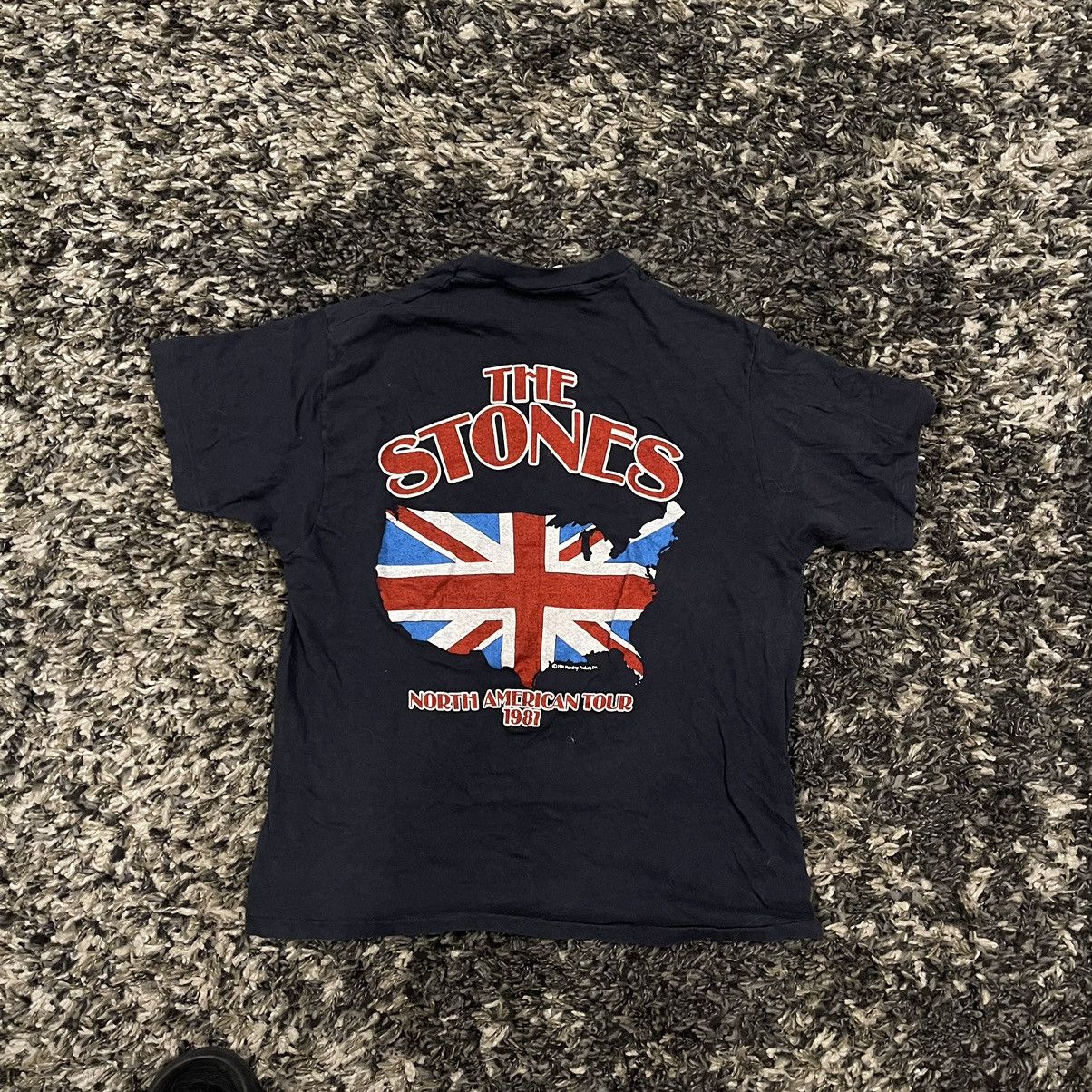 Vintage Vintage 1981 Rolling Stones North America Tour Single Stitch Size US S / EU 44-46 / 1 - 3 Thumbnail