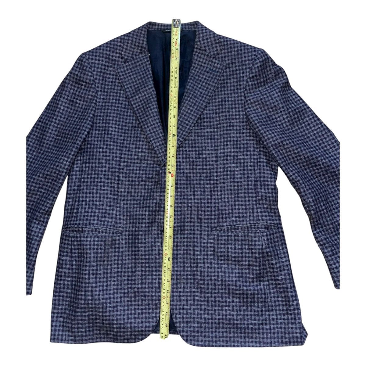 Canali CANALI Harry Rosen L 15280 100% Wool Check Jacket Size 54R Size US L / EU 52-54 / 3 - 7 Thumbnail
