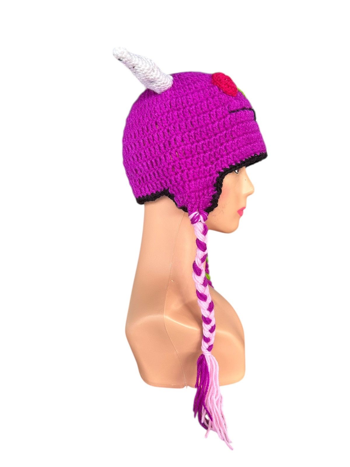 Japanese Brand × Kapital × Vintage Crochet Knitted Handmade Beanie Hats Size ONE SIZE - 3 Thumbnail