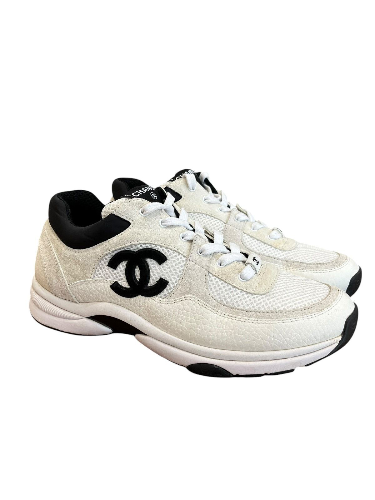 Chanel Chanel CC Logo Trainers Size US 11 / IT 41 - 1 Thumbnail