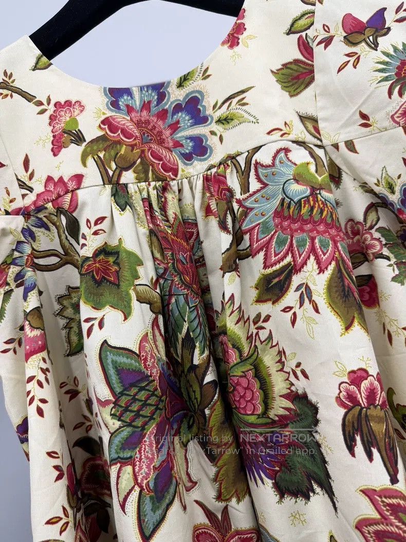 Dior Dior White printed flying sleeves short sleeves Size XS / US 0-2 / IT 36-38 - 2 Thumbnail