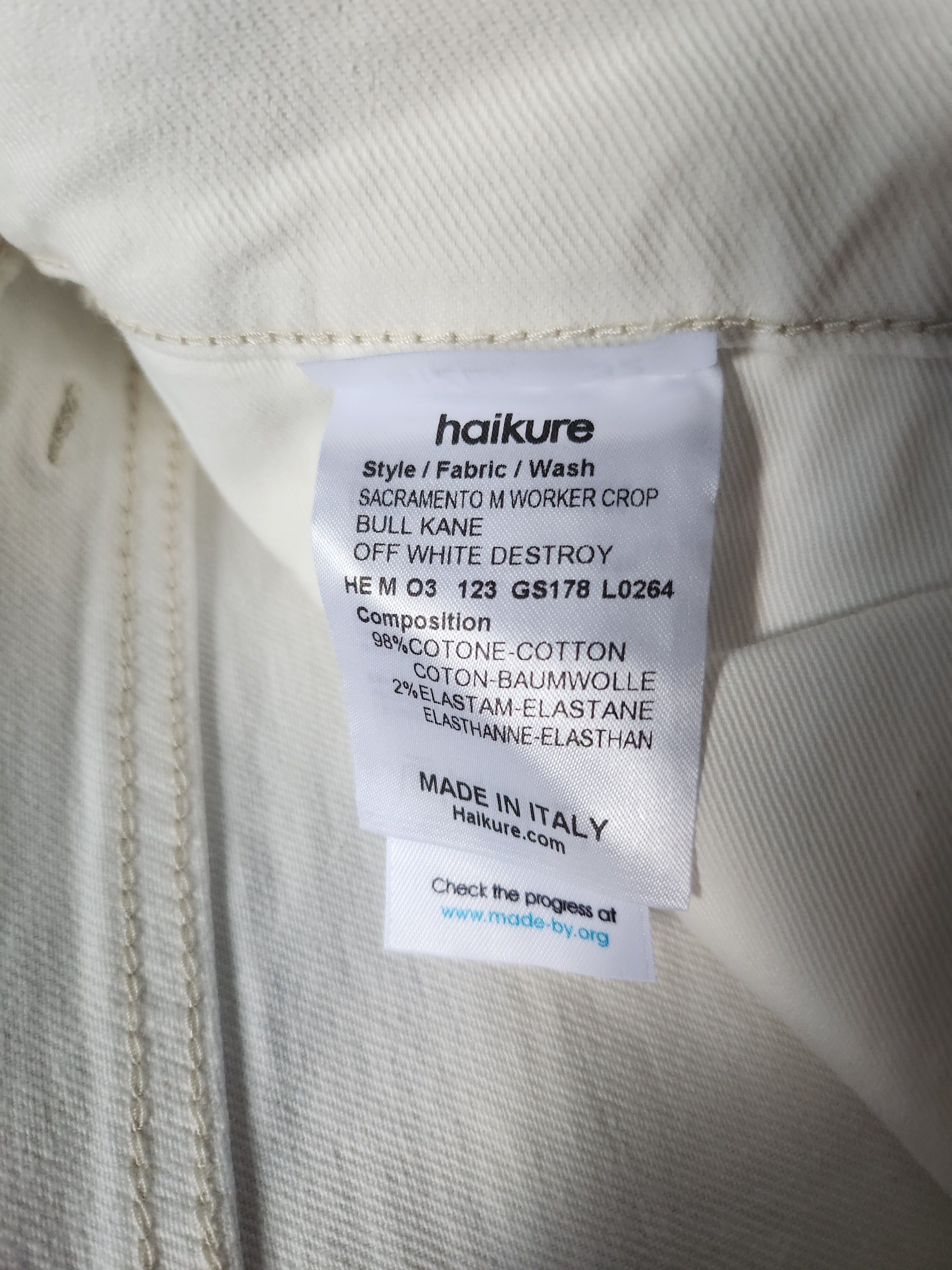 Haikure Haikure PURE Bull Kane Destroyed Cropped Jeans Size US 32 / EU 48 - 5 Thumbnail