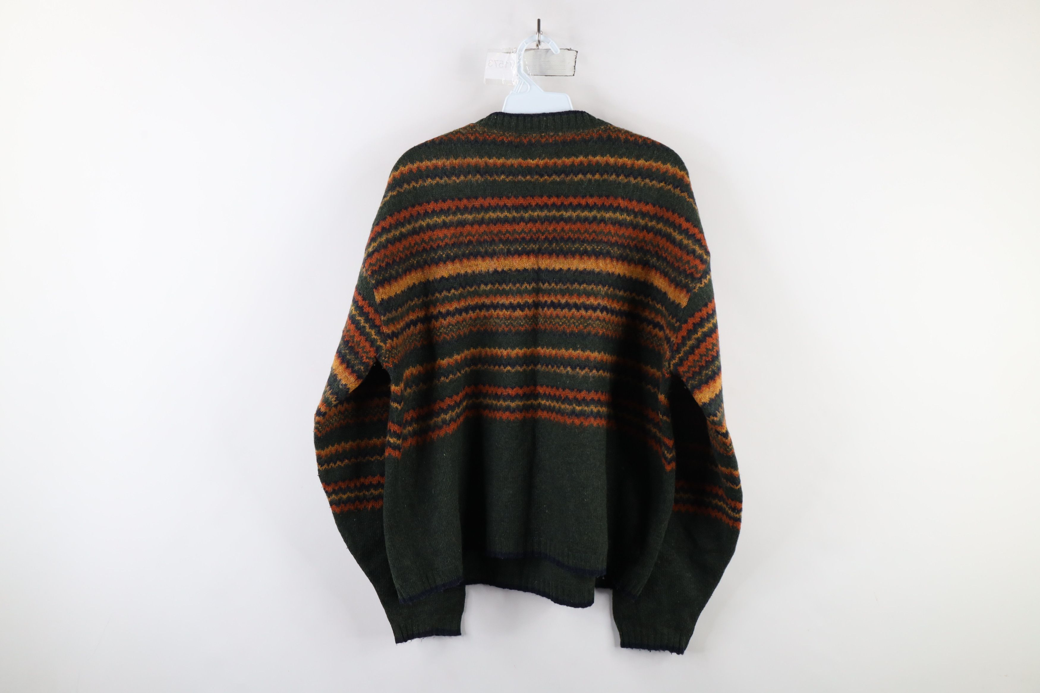 Vintage Vintage 90s Streetwear Rainbow Fair Isle Knit Sweater USA Size M / US 6-8 / IT 42-44 - 7 Thumbnail