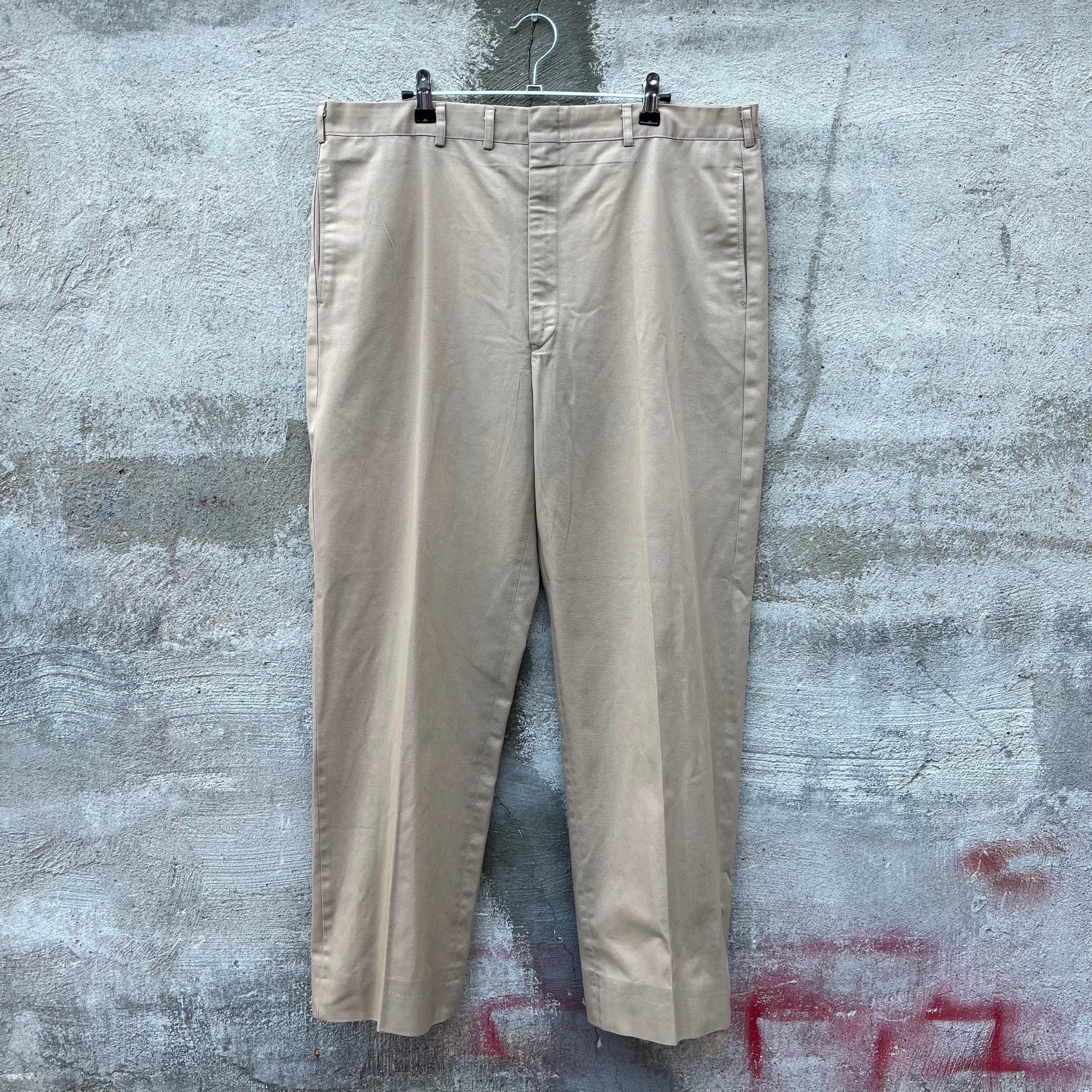 Vintage 70's US Military Khaki Chino Pants Size US 37 - 1 Thumbnail