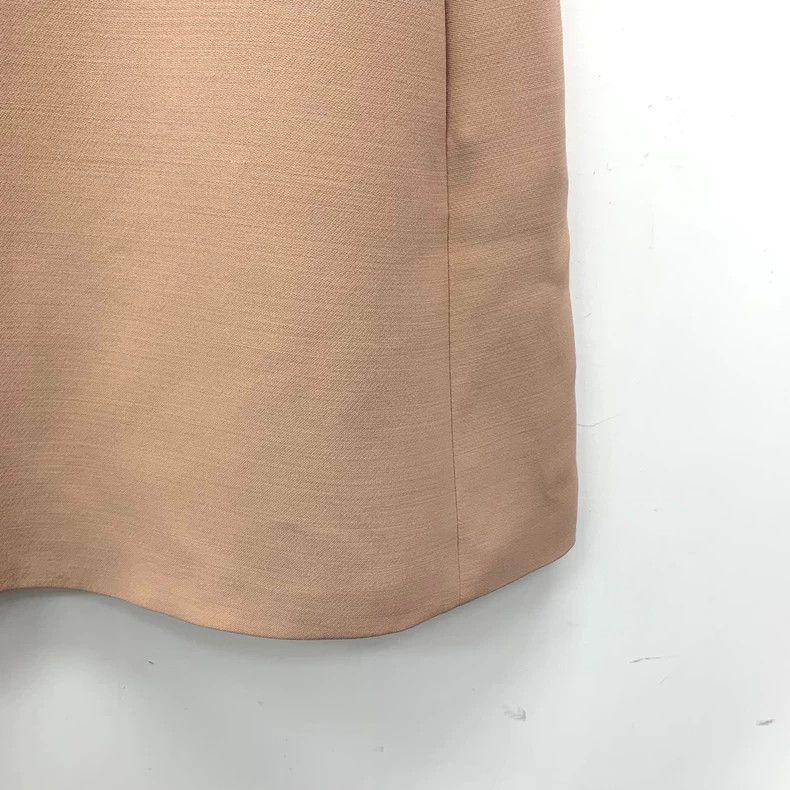 Dior Dior Apricot square-necked wool strap dress 2506-Nextarrow Size XS / US 0-2 / IT 36-38 - 4 Thumbnail