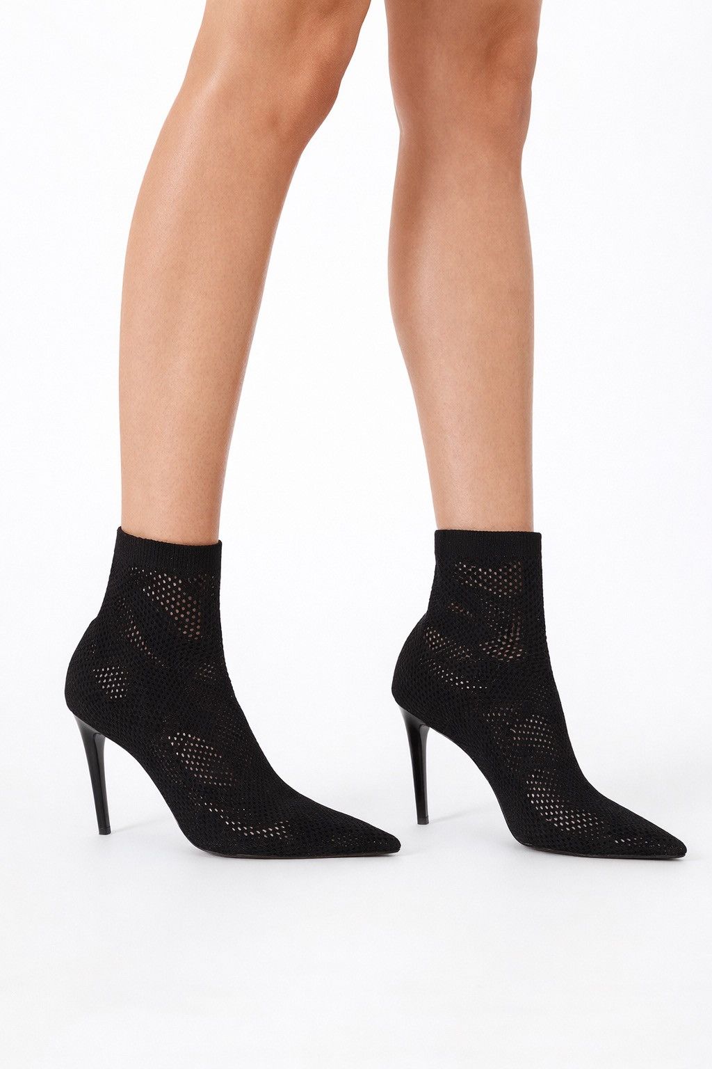 Loewe Loewe 105mm Fishnet Stiletto Bootie Pumps/Size 8 Size US 8 / IT 38 - 1 Thumbnail