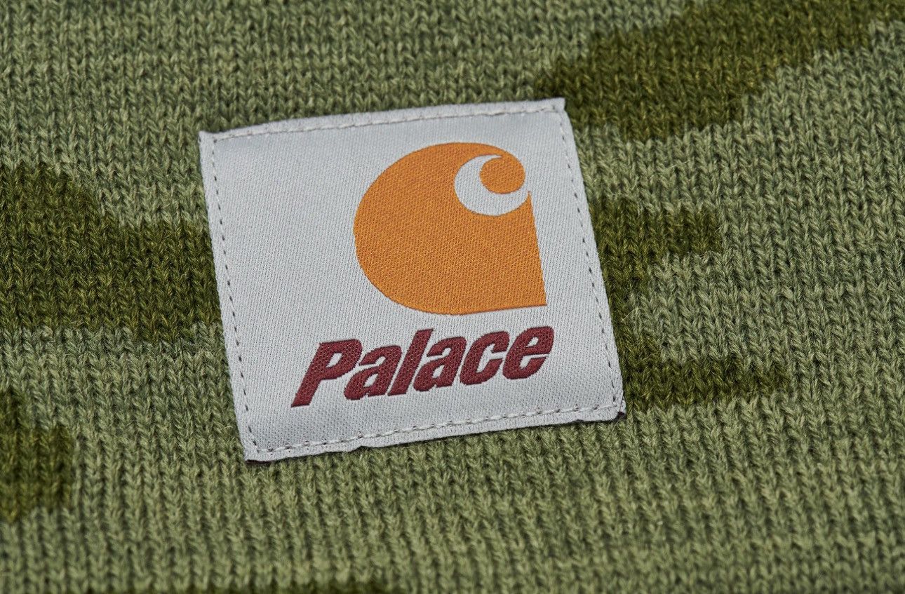 Carhartt × Carhartt Wip × Palace Palace Carhartt WIP Watch Hat Beanie Dollar Green Camo Size ONE SIZE - 2 Thumbnail