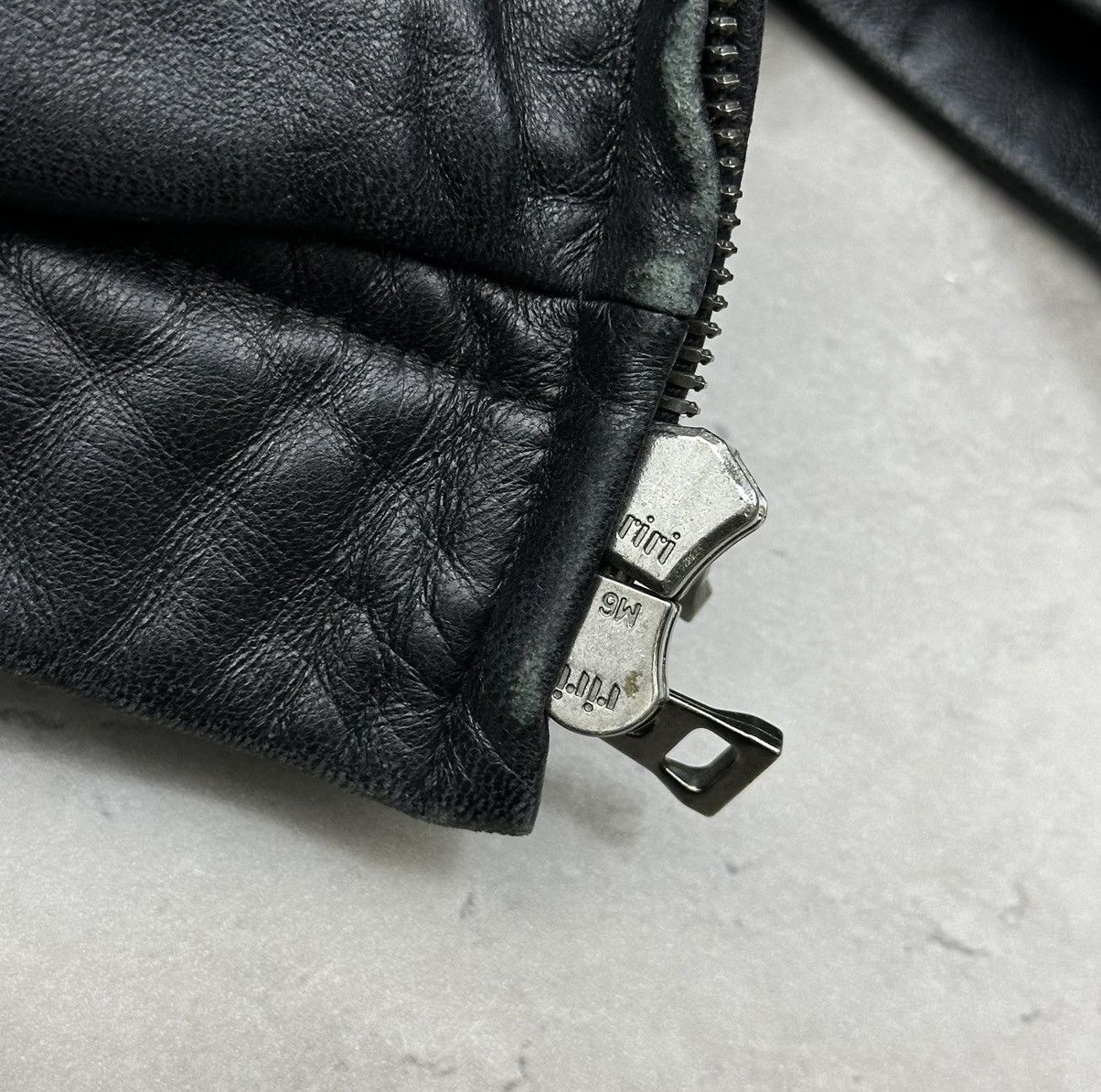 Hugo Boss Men Hugo Boss Black Lamb Leather Vintage Style Padded Jacket Size US M / EU 48-50 / 2 - 12 Thumbnail