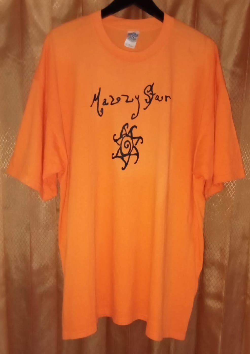 image of Band Tees x Vintage Mazzy Star Logo T Shirt in Orange, Men's (Size 2XL)
