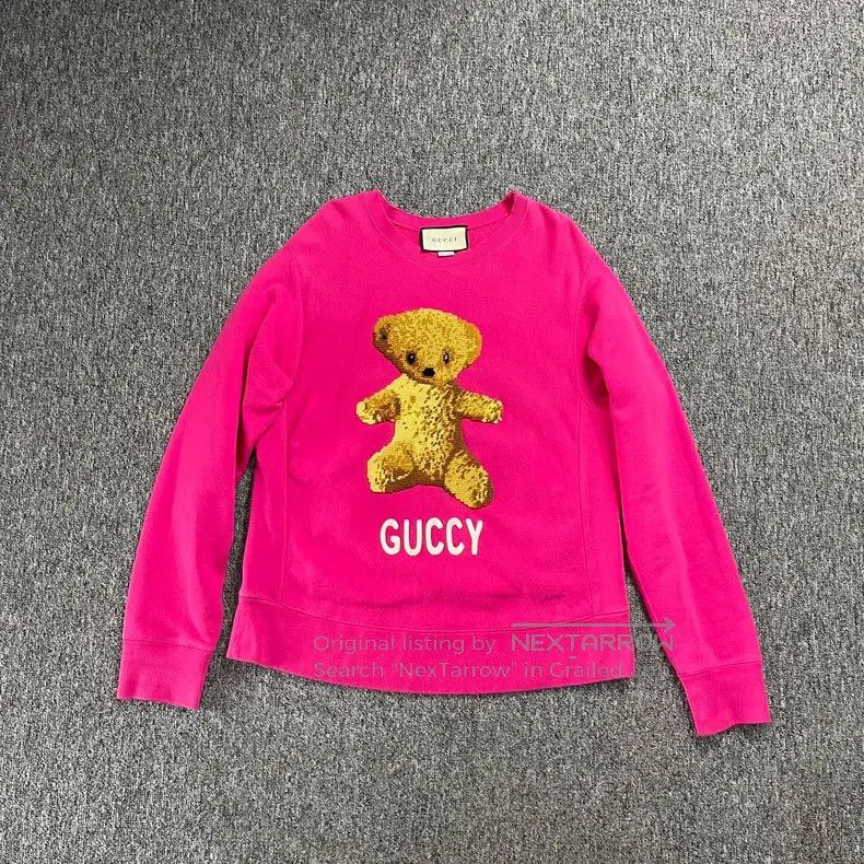 Gucci Gucci Little Bear makes old sweatshirts Size S / US 4 / IT 40 - 1 Thumbnail