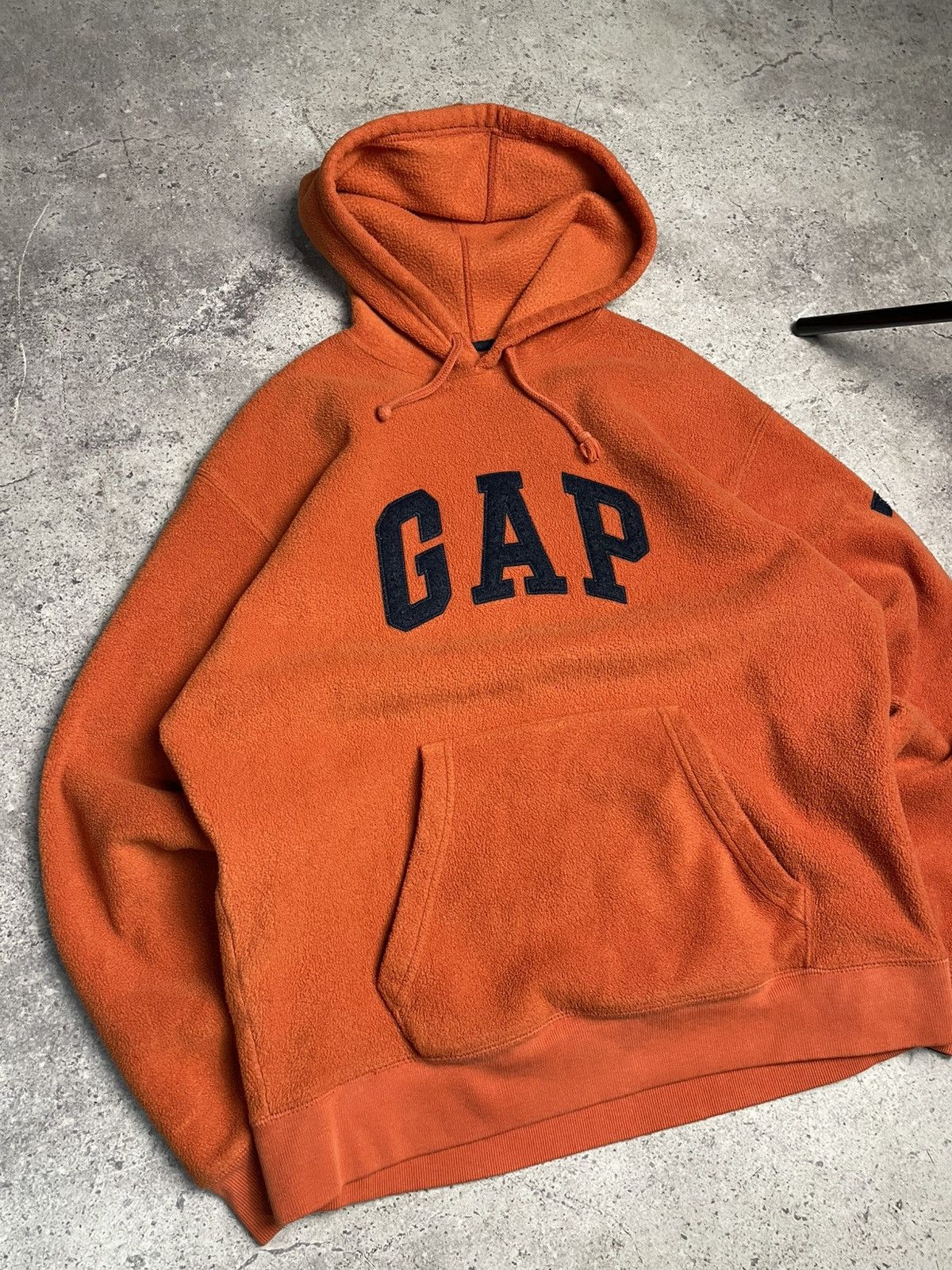 Gap Vintage GAP Fleece Hoodie Embroidered Size US M / EU 48-50 / 2 - 2 Thumbnail