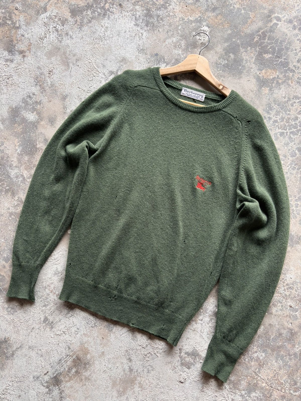 Burberry Burberry Distressed Knitwear Size US S / EU 44-46 / 1 - 3 Thumbnail