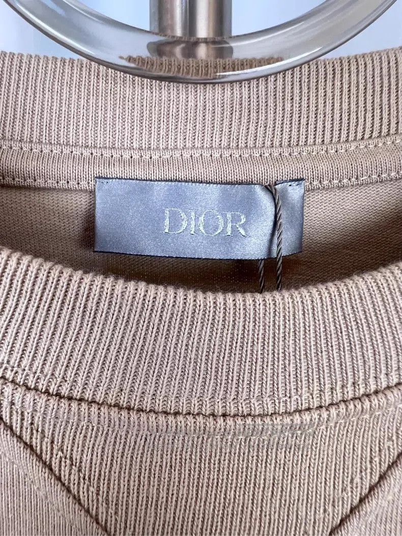 Dior Dior FW23 Solid Colour Logo Embroidered Round-neck Short-s Size US S / EU 44-46 / 1 - 5 Thumbnail