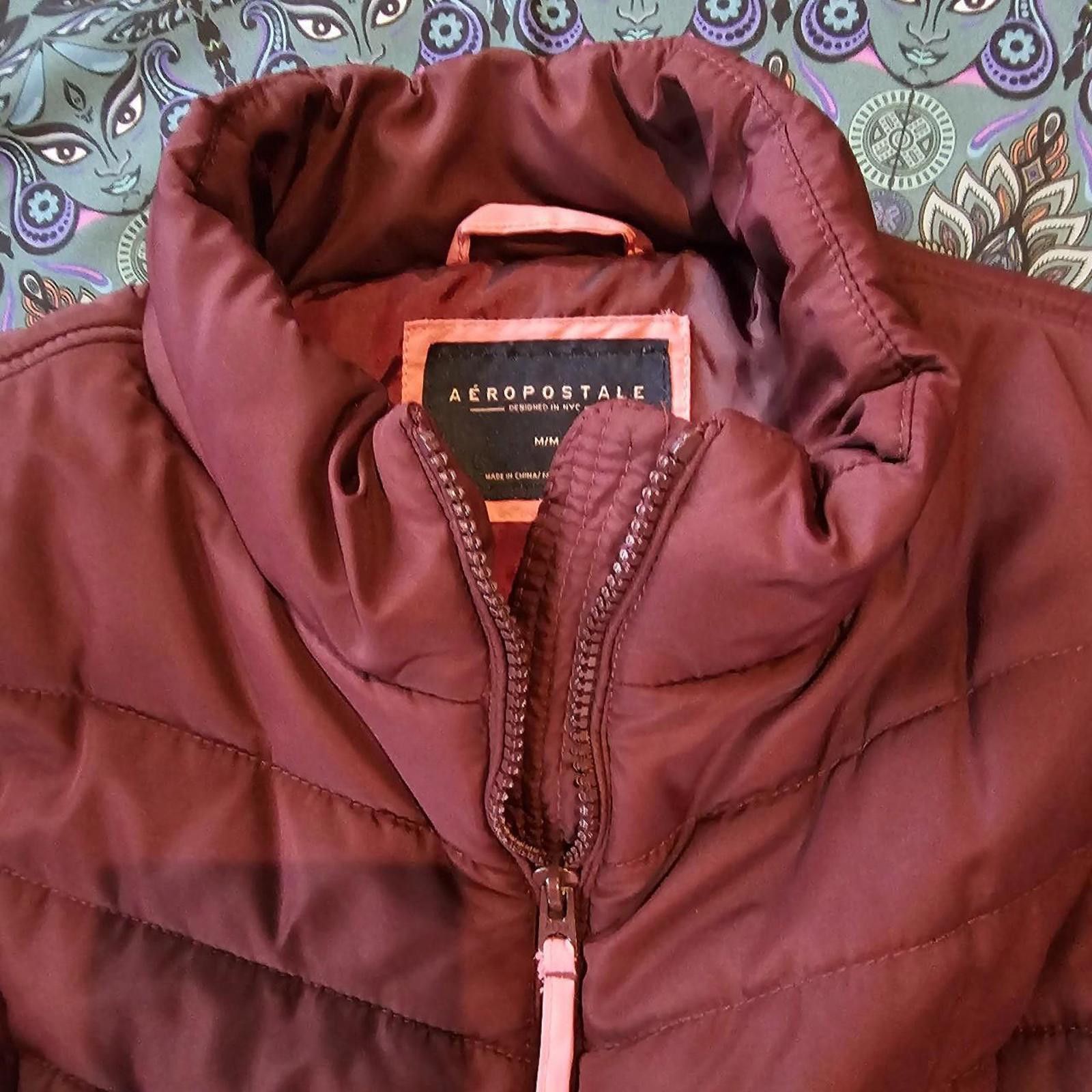 Aeropostale Aeropostale Women's Burgundy Vest Size M / US 6-8 / IT 42-44 - 3 Thumbnail