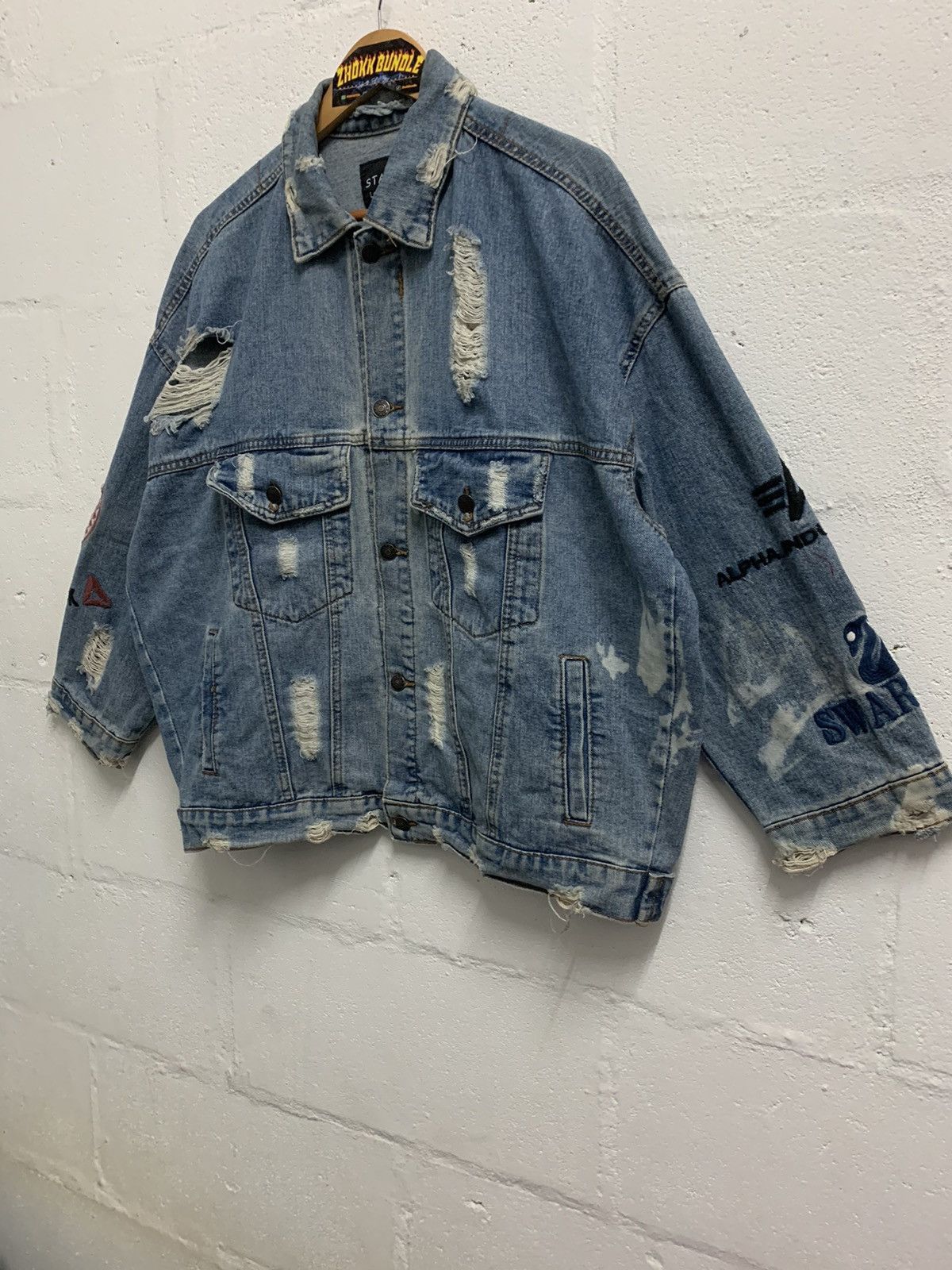 Japanese Brand Vintage Custom Distressed Jacket Size US XL / EU 56 / 4 - 3 Thumbnail