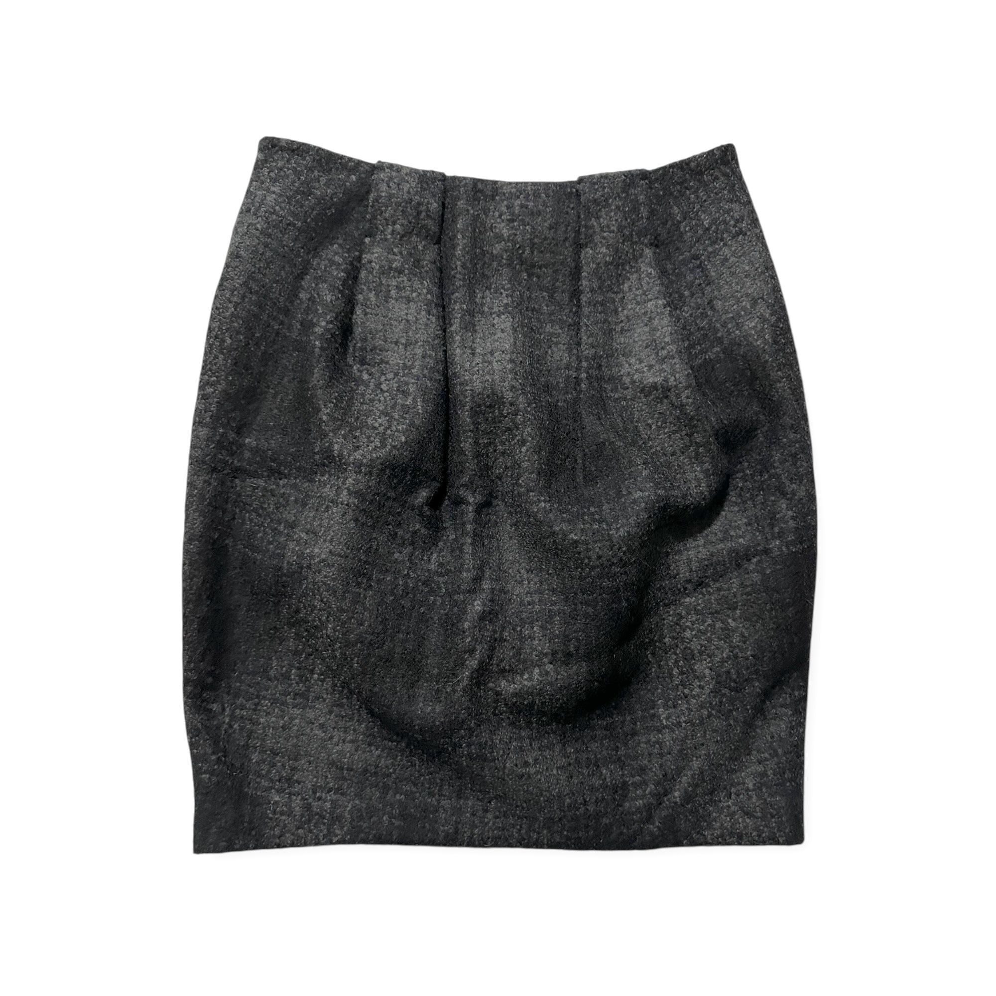 Prada Prada FW2009 Gray Plaid Wool Pencil Skirt IT 46 Made in Ital Size 32" / US 10 / IT 46 - 5 Thumbnail