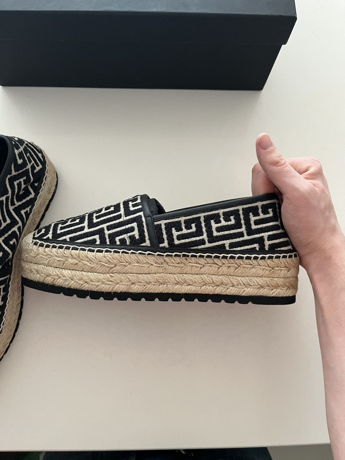 Balmain NIB - Balmain Monogram Alex Espadrille Size US 8 / EU 41 - 5 Thumbnail