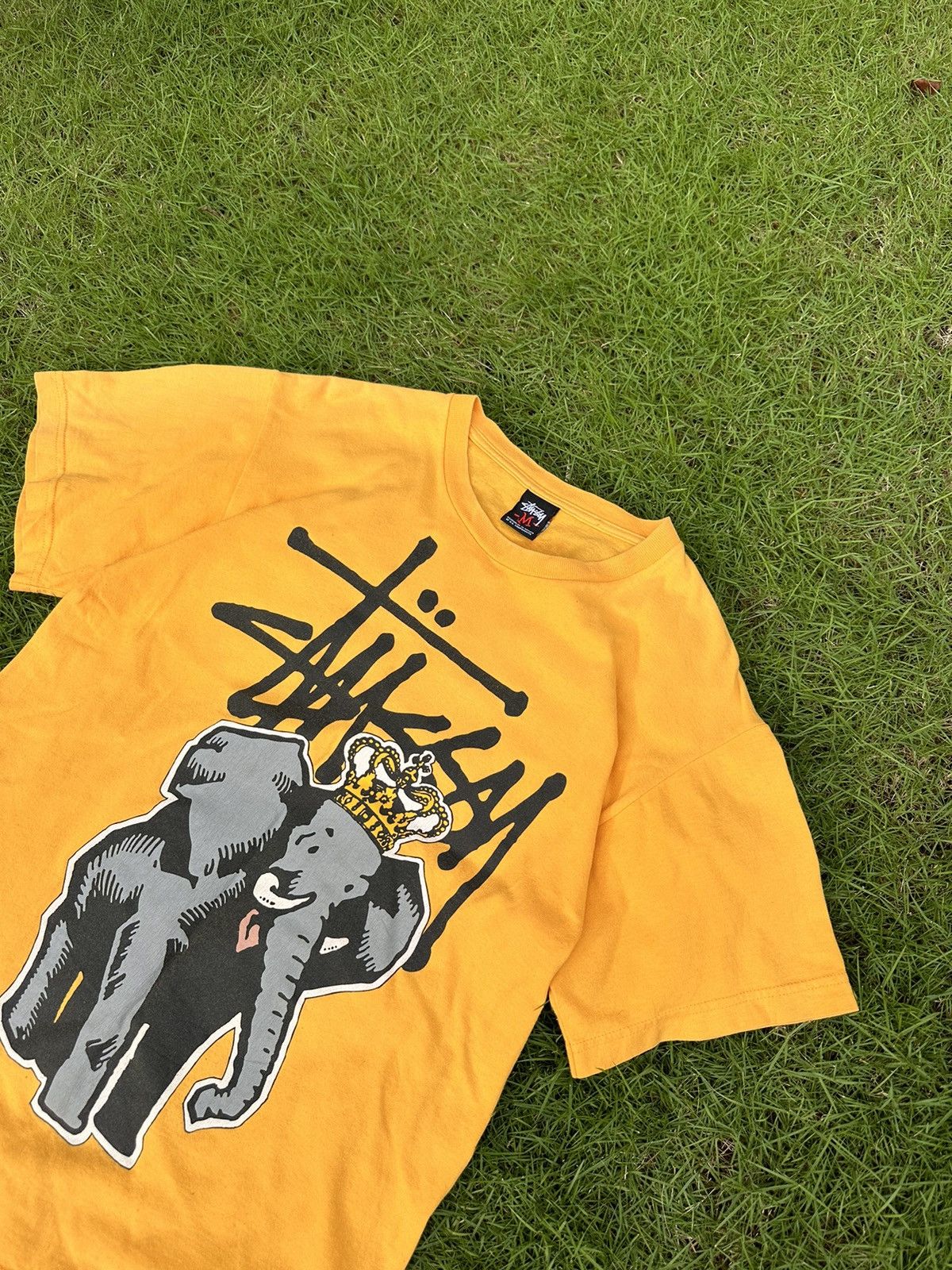 Stussy × Vintage STUSSY ELEPHANT RARE VINTAGE T-SHIRT Size US M / EU 48-50 / 2 - 3 Thumbnail