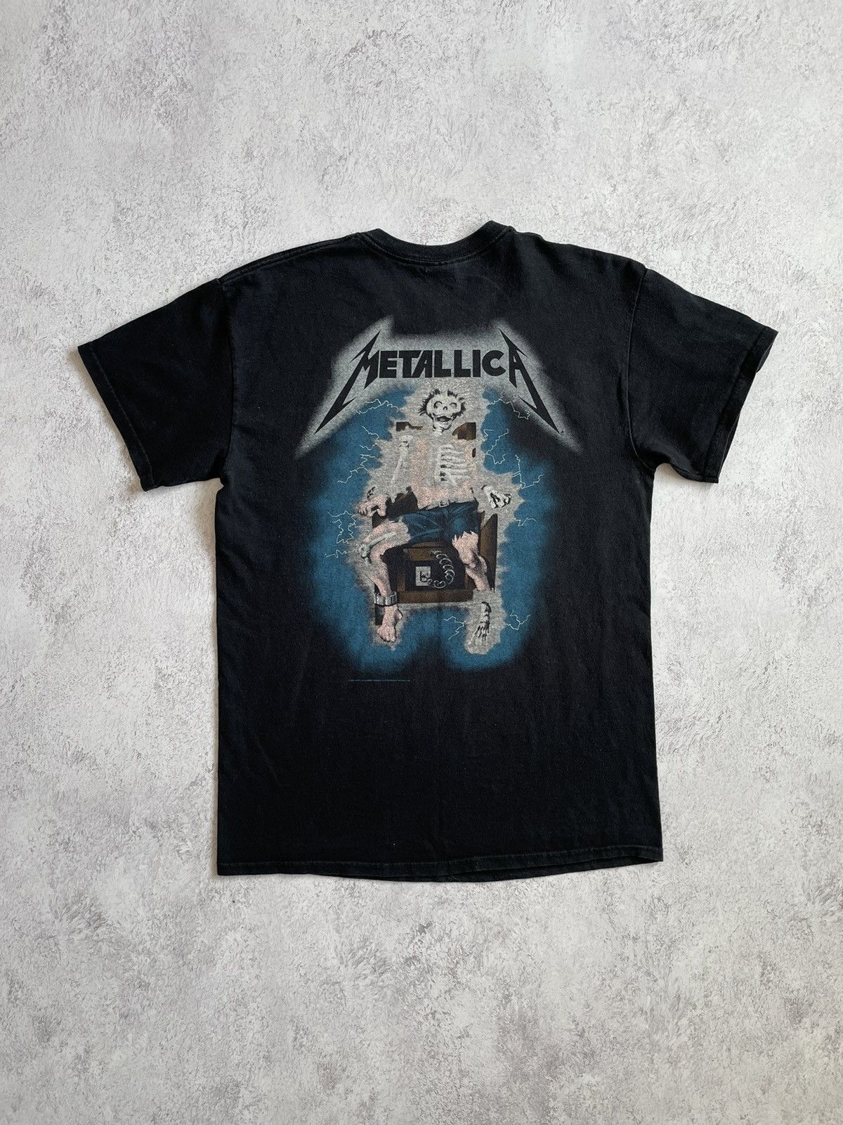 Band Tees Vintage Metallica Ride The Lightning 2007 T- Shirt Y2K Size US M / EU 48-50 / 2 - 6 Thumbnail