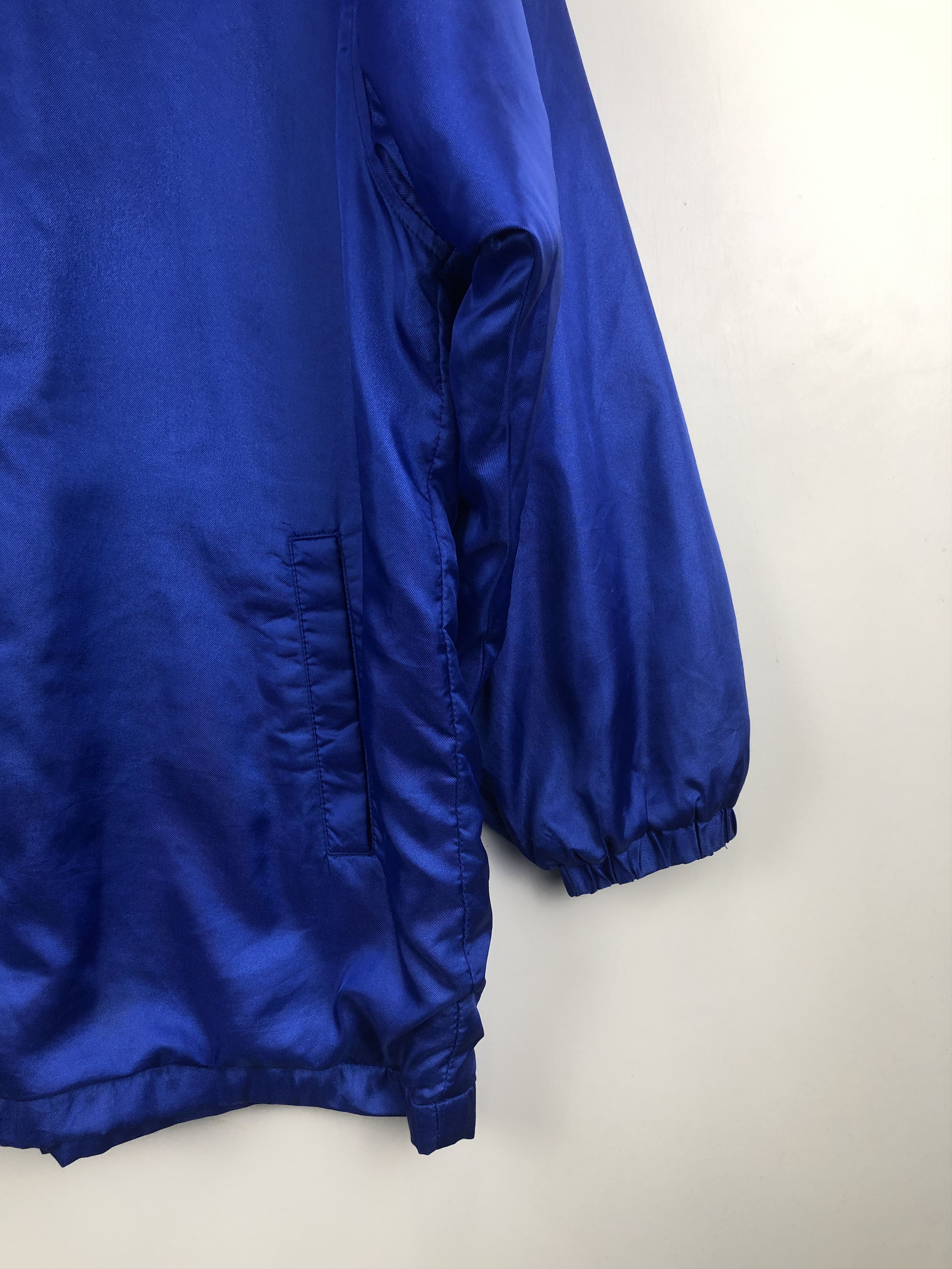 Adidas Vintage 90s Adidas Trefoil Biglogo Hoodie Long Jacket J0747 Size US M / EU 48-50 / 2 - 7 Thumbnail