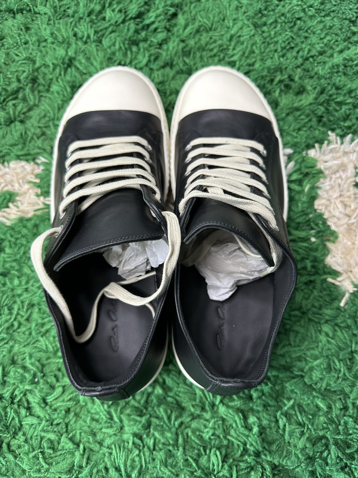 Rick Owens Rick Owens Black Milk Concordians Sneakers Size US 11 / EU 44 - 5 Thumbnail