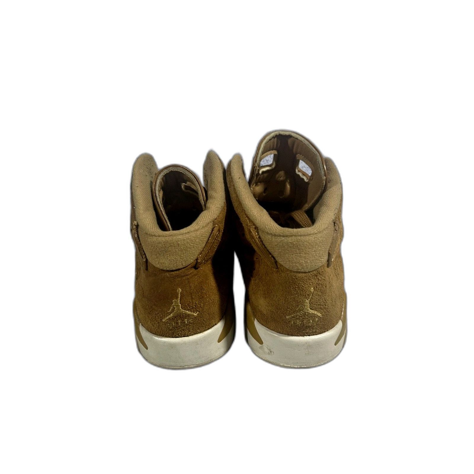 Jordan Brand Nike Air Jordan 6 Retro Golden Harvest Wheat Sail 384665-705 Size US 6.5 / EU 39-40 - 4 Thumbnail