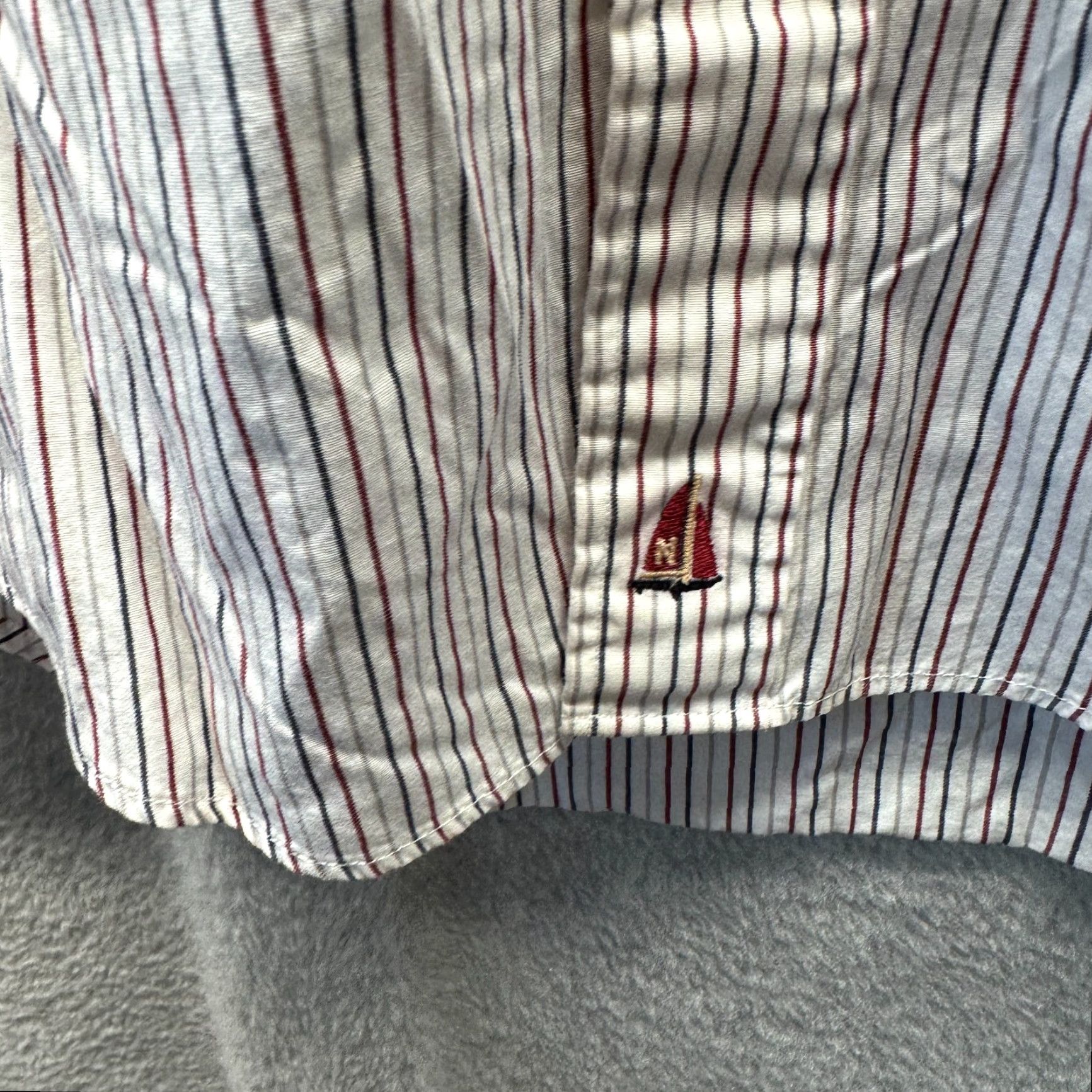 Nordstrom VINTAGE Nordstrom Shirt Mens Button-Up White Striped 15.5 14.5 Small Cotton Casual Size US L / EU 52-54 / 3 - 5 Thumbnail
