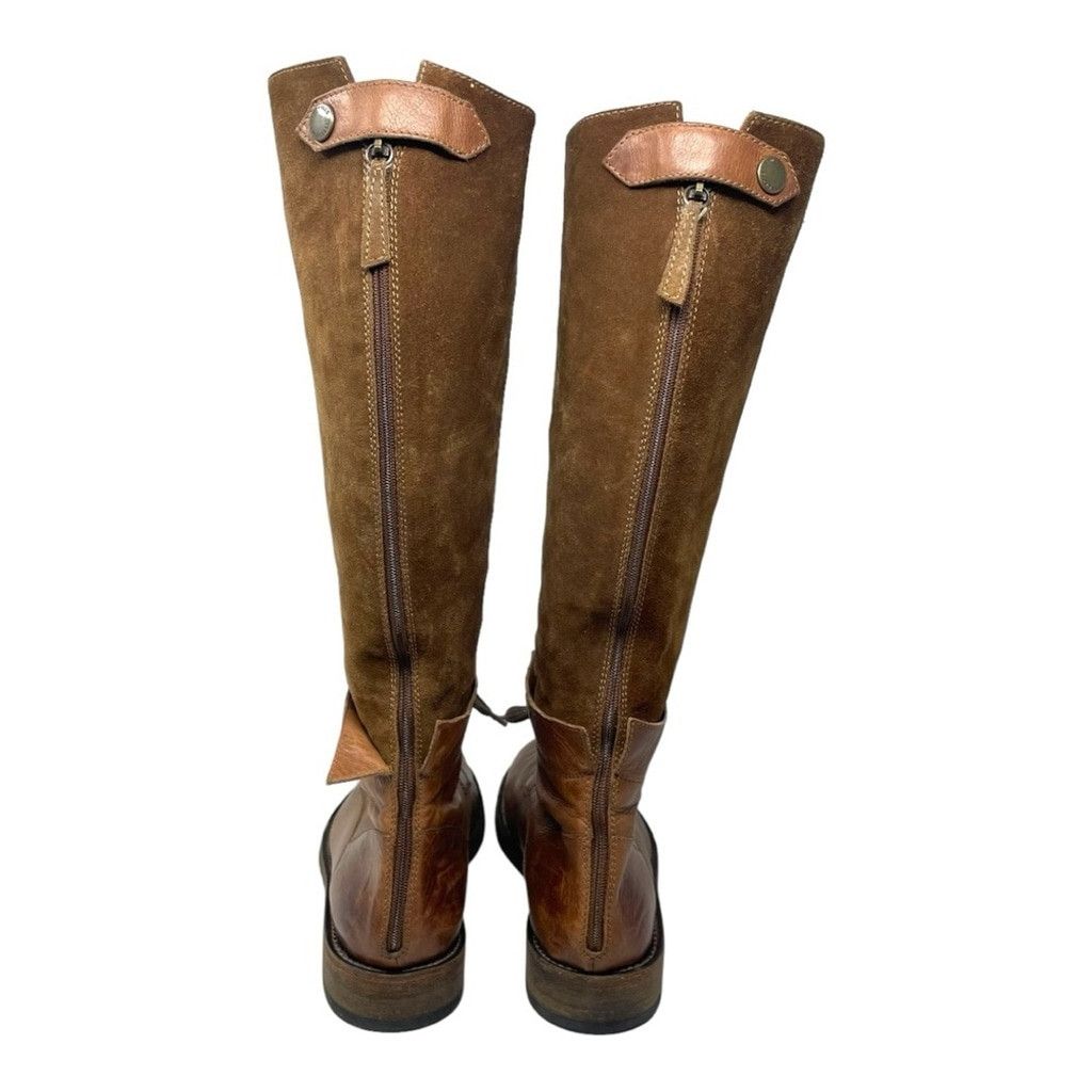 Brunello Cucinelli Brunello Cucinelli Brown Leather and Suede Riding Boots 41 Size US 11 / IT 41 - 5 Thumbnail