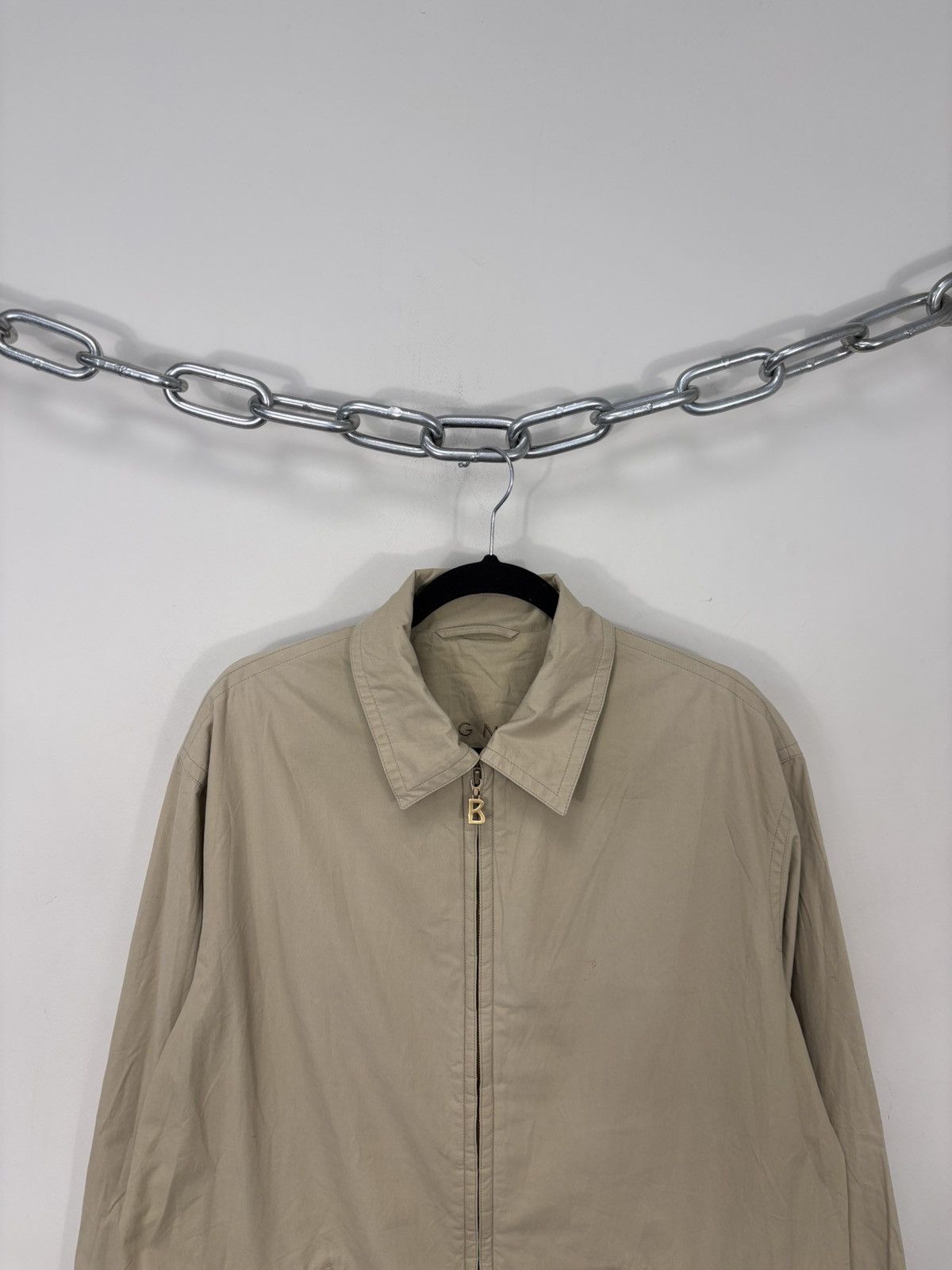 Bogner Bogner Women’s Beige Cotton Short Trench Coat Jacket Size XL / US 12-14 / IT 48-50 - 4 Thumbnail