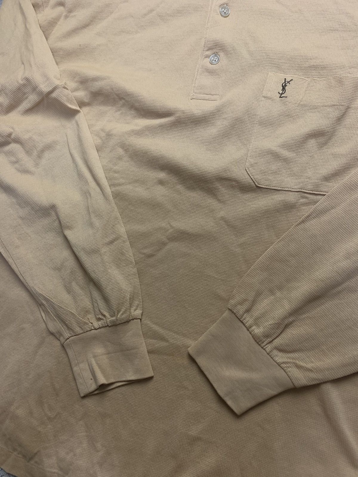Yves Saint Laurent 🐍 SOLD 🐍Yves Saint Laurent Long Sleeve Polos Size US L / EU 52-54 / 3 - 5 Thumbnail