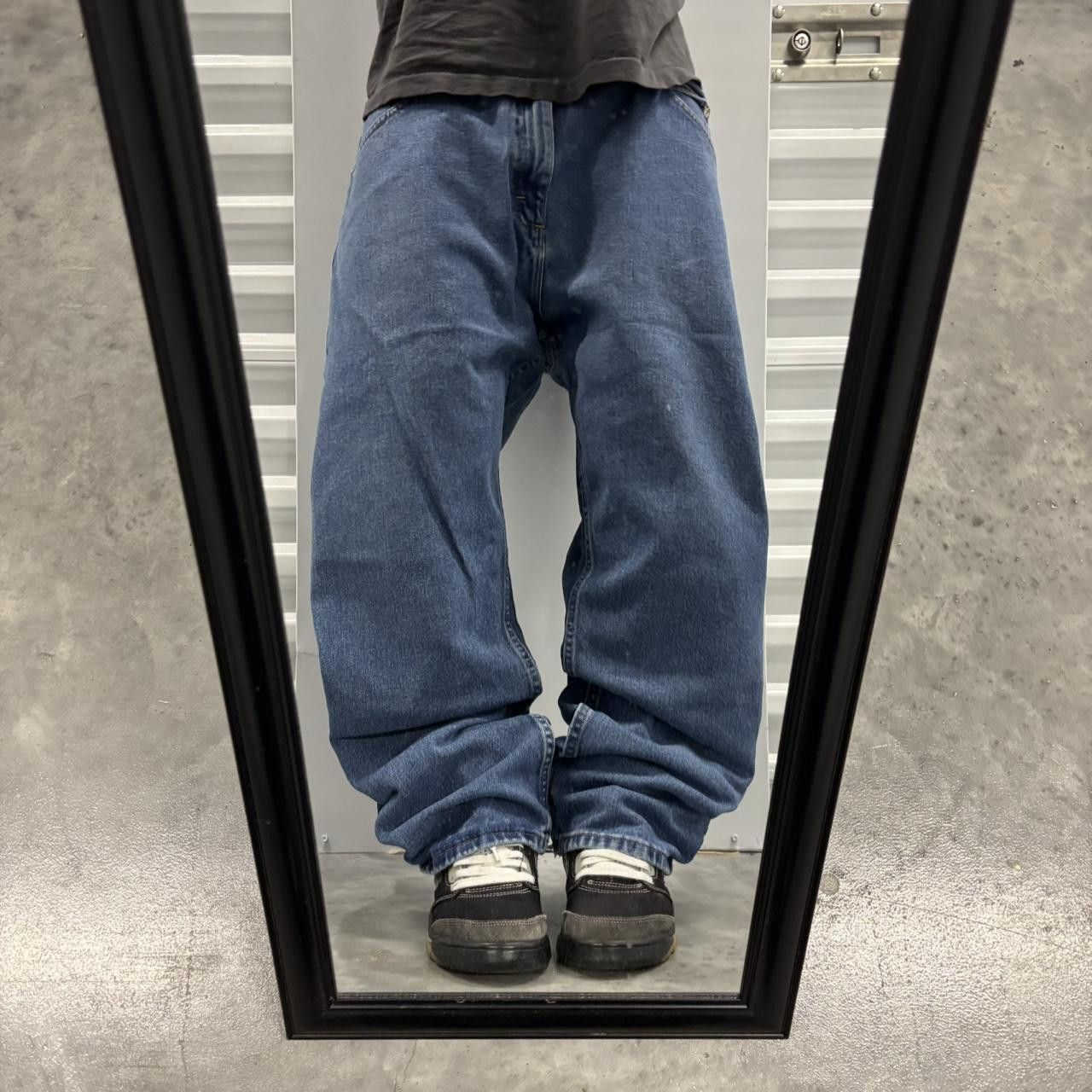 Japanese Brand × Vintage Crazy Vintage Y2K/2000s Blue Wash Essential Denim Jeans! Size US 36 / EU 52 - 1 Thumbnail