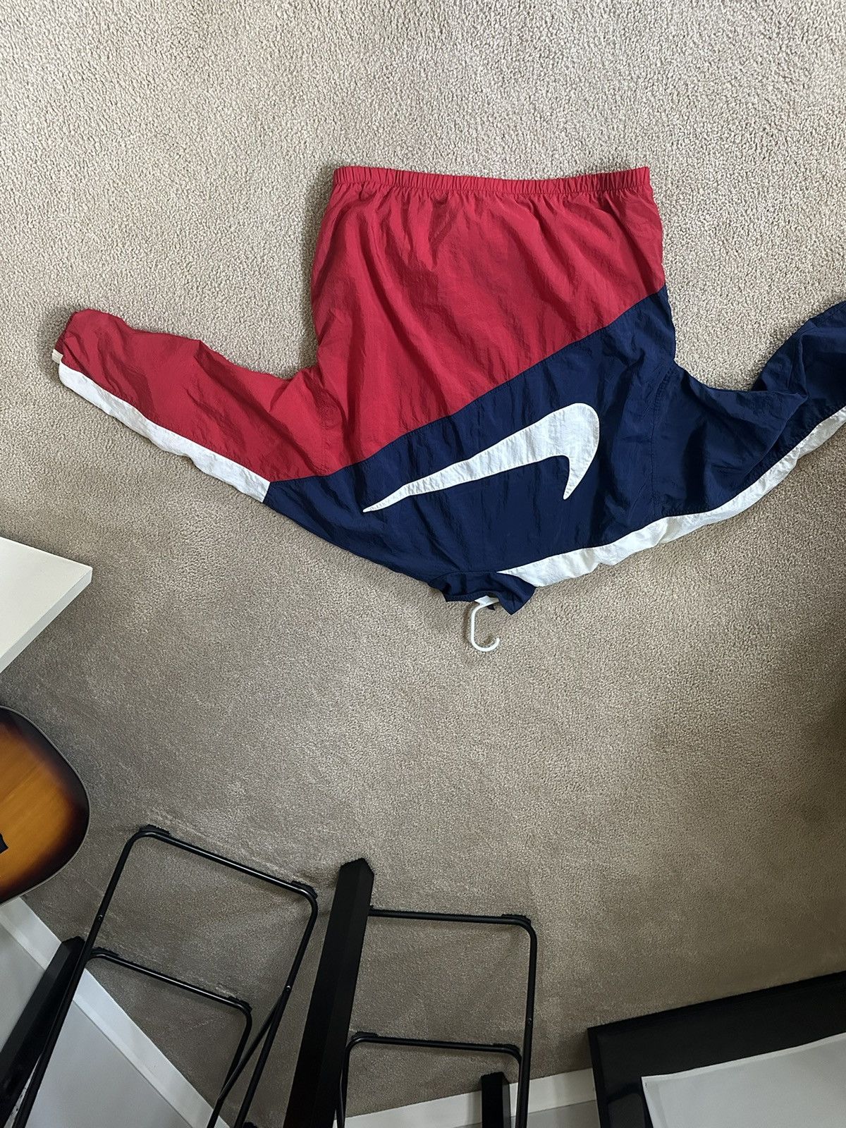 Vintage VINTAGE NIKE RED AND BLUE WINDBREAKER RARE!! Size US L / EU 52-54 / 3 - 1 Thumbnail