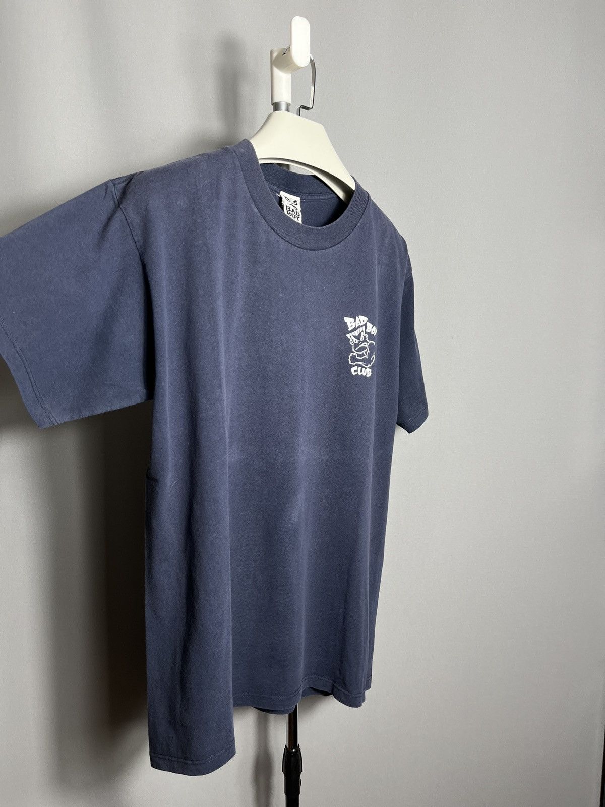 Band Tees bad boy 90s shirt vintage print mens blue skateboard LARGE Size US L / EU 52-54 / 3 - 3 Thumbnail
