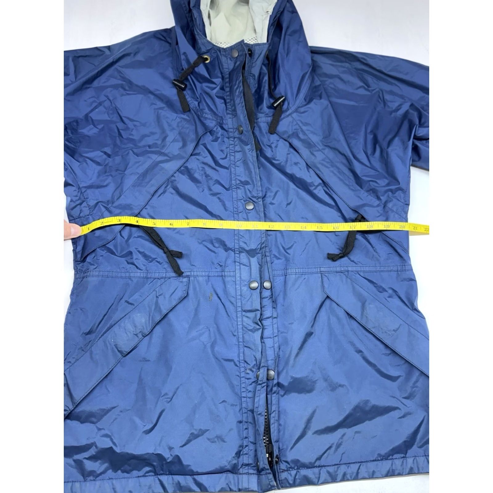 Vintage VINTAGE REI Thaw Gore-Tex Jacket Hooded Waterproof Outdoor Hiking 90s Women’s L Blue Full Zip Hooded Windbreaker Pockets Womens Size L / US 10 / IT 46 - 4 Thumbnail