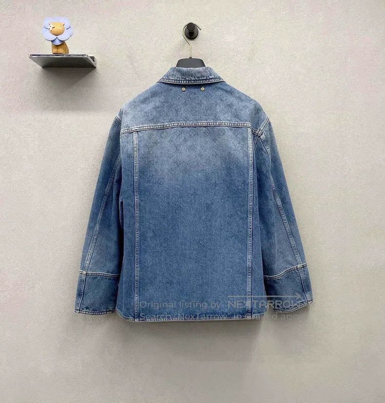 Louis Vuitton Louis Vuitton Blue gradient denim jacket Size US L / EU 52-54 / 3 - 3 Thumbnail