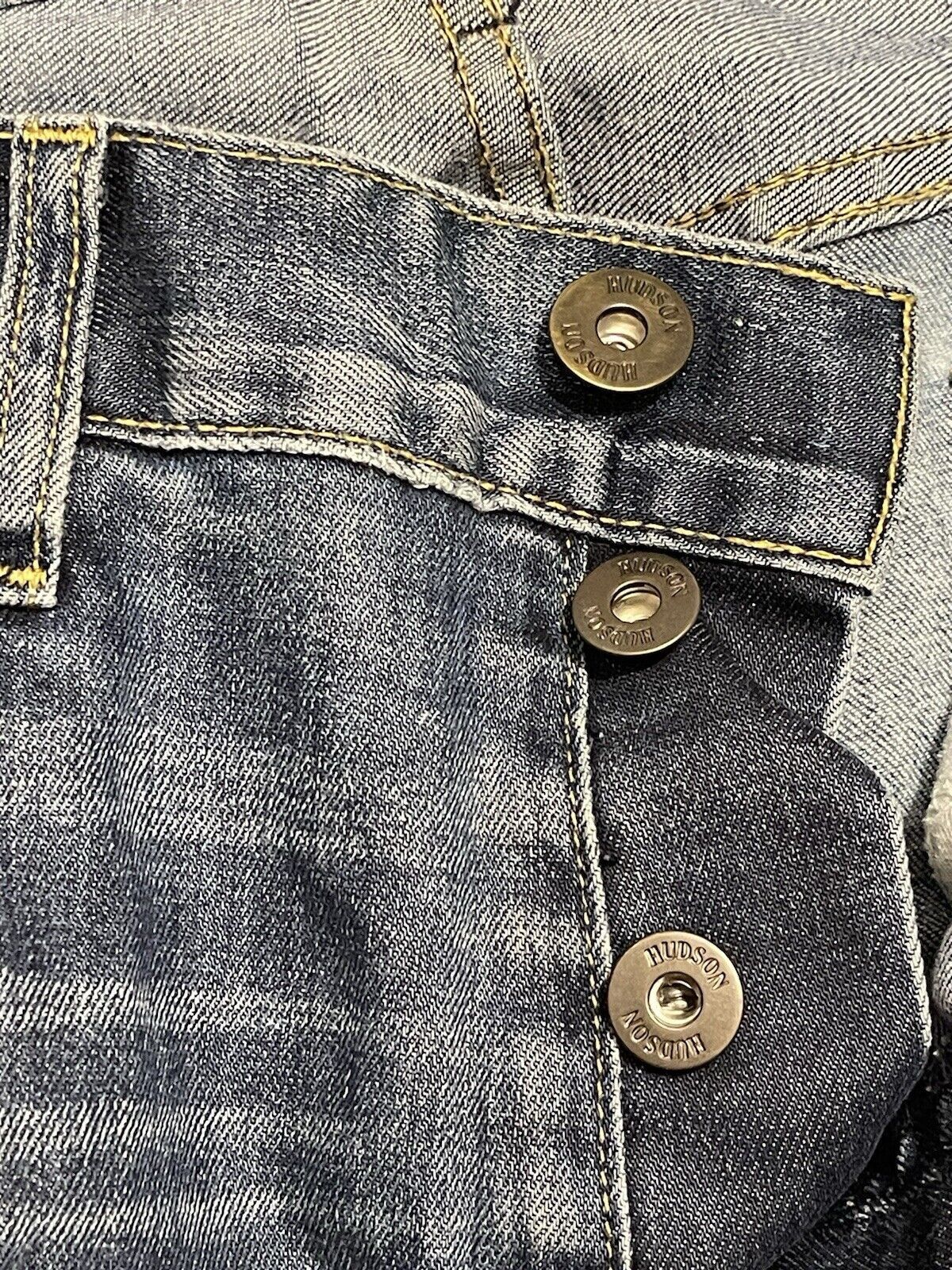 Hudson × Vintage Hudson Byron Straight Jeans Men’s Blue Medium-Dark Size US 36 / EU 52 - 12 Thumbnail