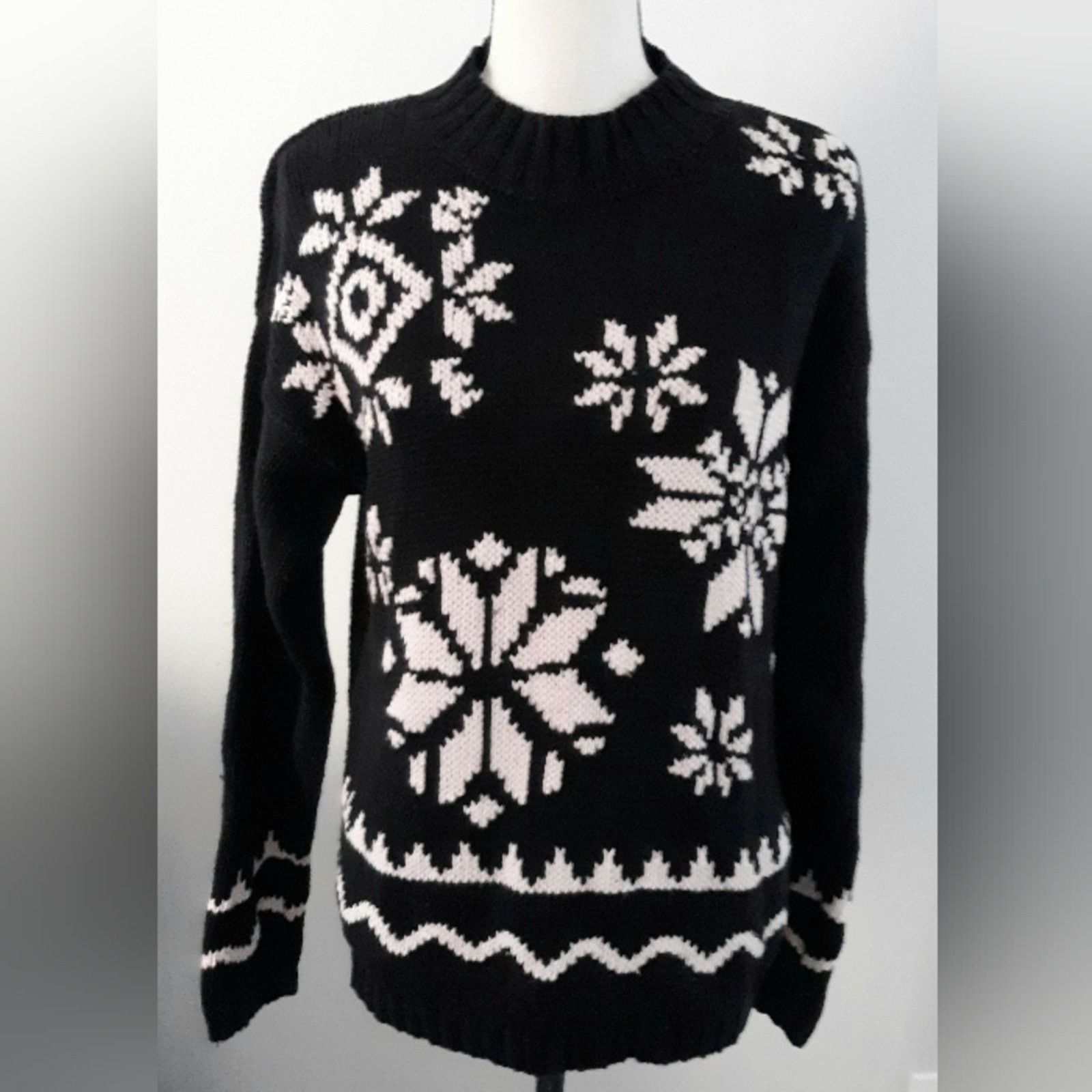 Vintage VTG 90s Chaus Heavy Winter Sweater Size S / US 4 / IT 40 - 1 Thumbnail