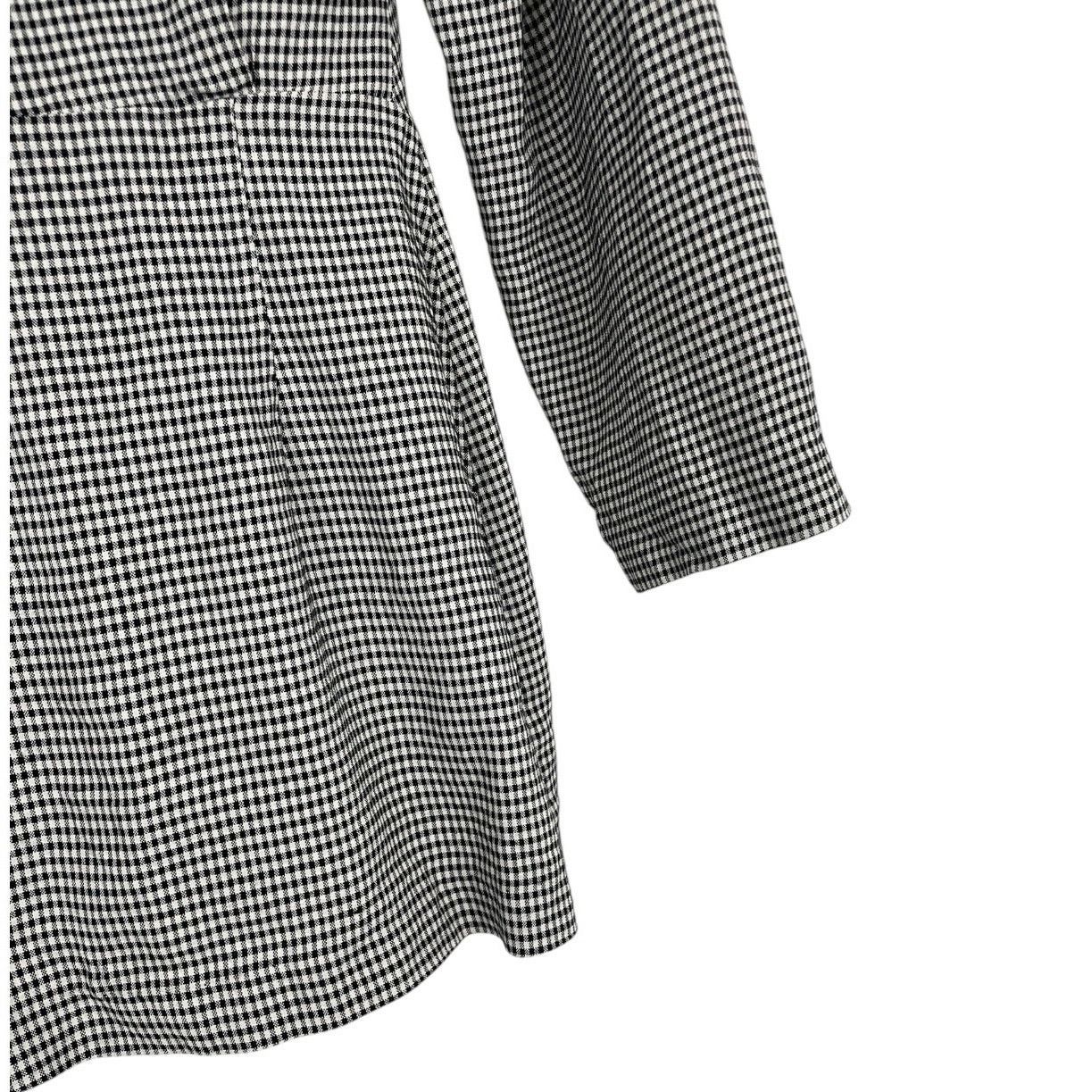 Vintage Francine Browner Vintage Black and White Gingham Blazer Size M / US 6-8 / IT 42-44 - 8 Thumbnail