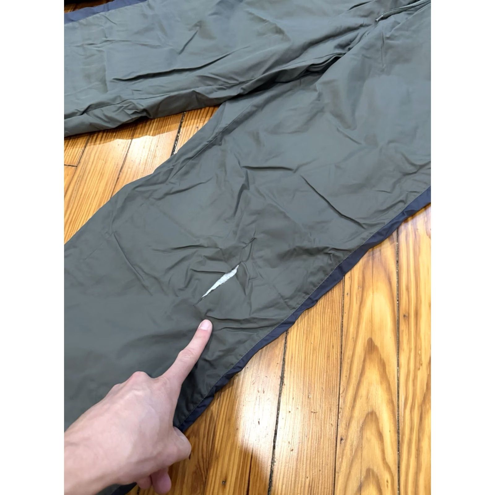 Nike VINTAGE Nike Tracksuit Mens Large Y2K 90s Windbreaker Jacket & Pants Set Green Size 42R - 4 Thumbnail